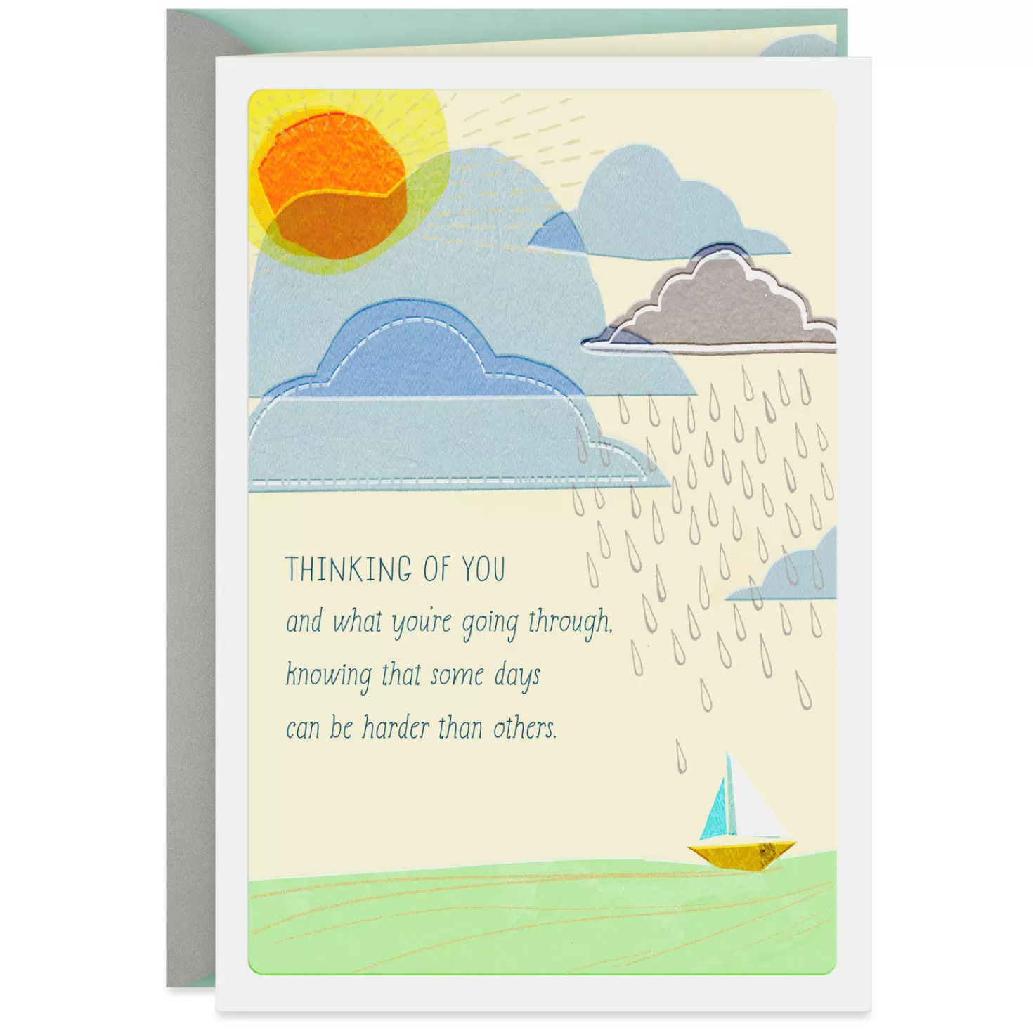 Cheap Praying You Feel God's Care Religious Encouragement Card Encouragement