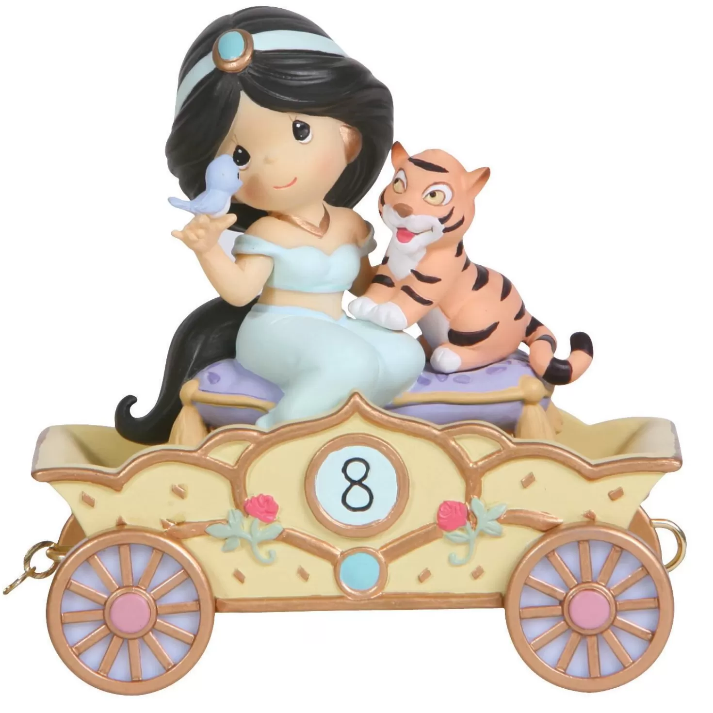 Birthday>Hallmark Precious Moments Disney Jasmine Figurine, Age 8
