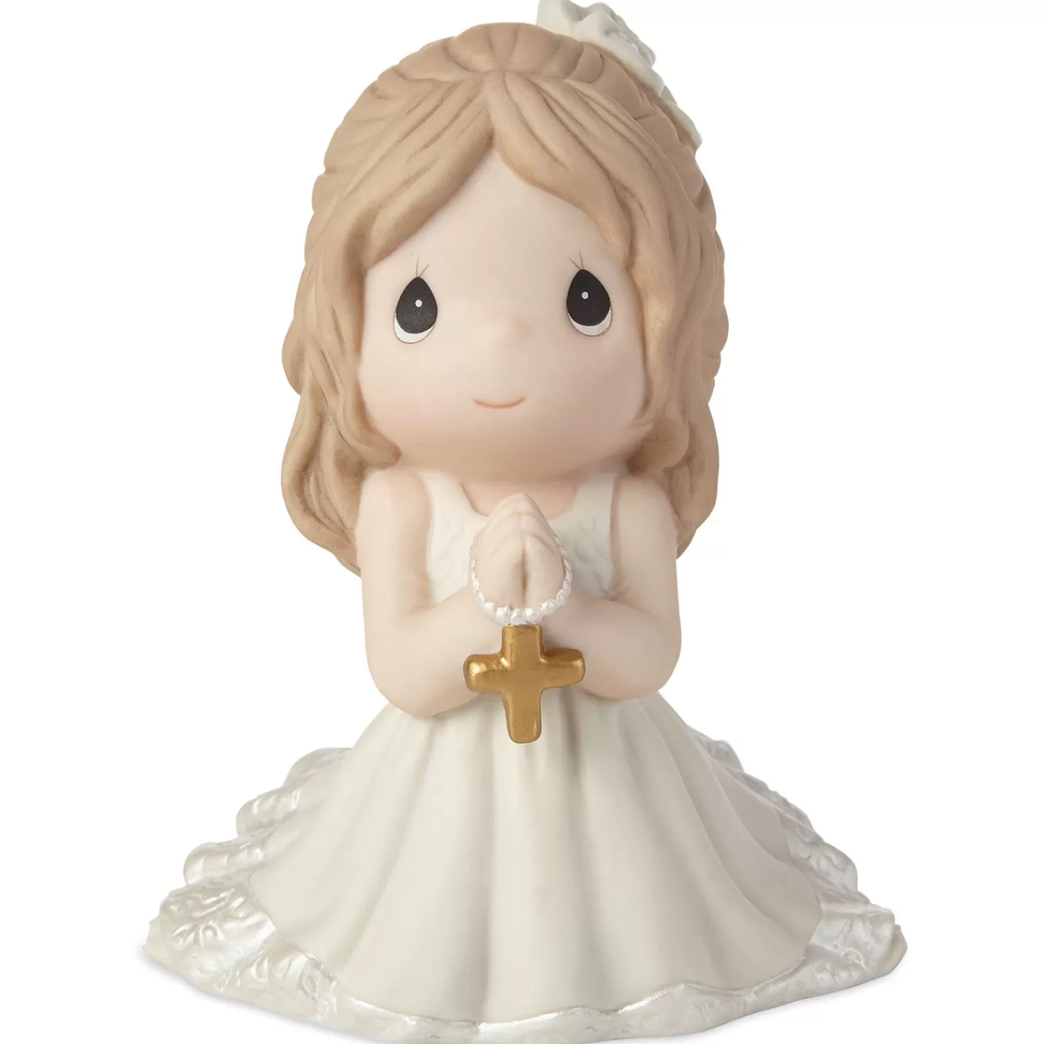 Best Precious Moments First Communion Kneeling Girl Mini Figurine, 4" First Communion
