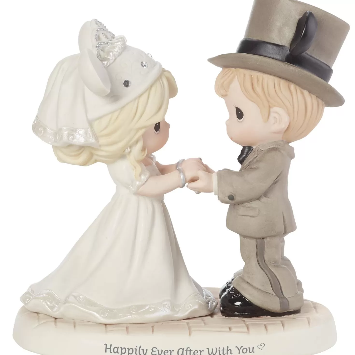 Hot Precious Moments Happily Ever After Disney Wedding Couple Figurine, 6" Wedding