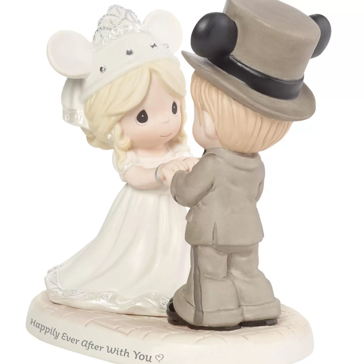 Hot Precious Moments Happily Ever After Disney Wedding Couple Figurine, 6" Wedding