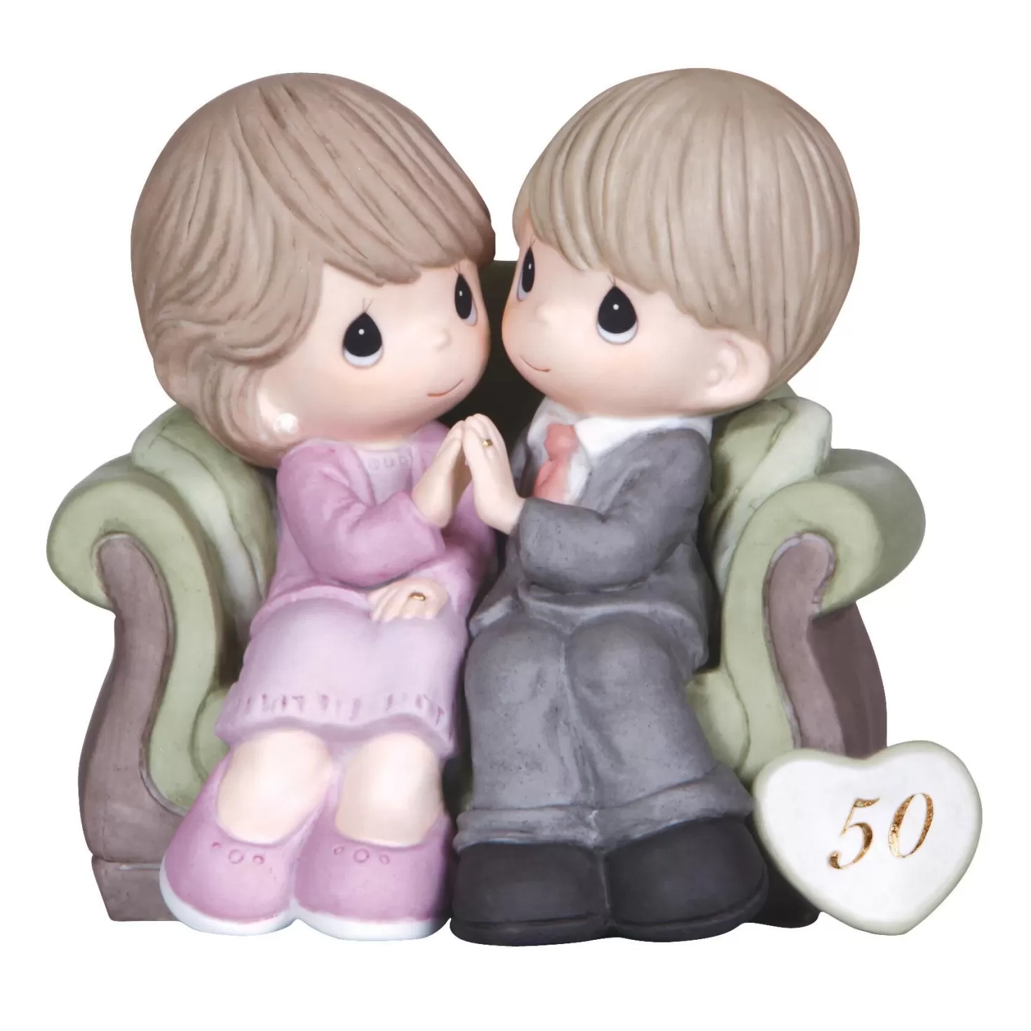 Anniversary>Hallmark Precious Moments Through The Years 50Th Anniversary Figurine