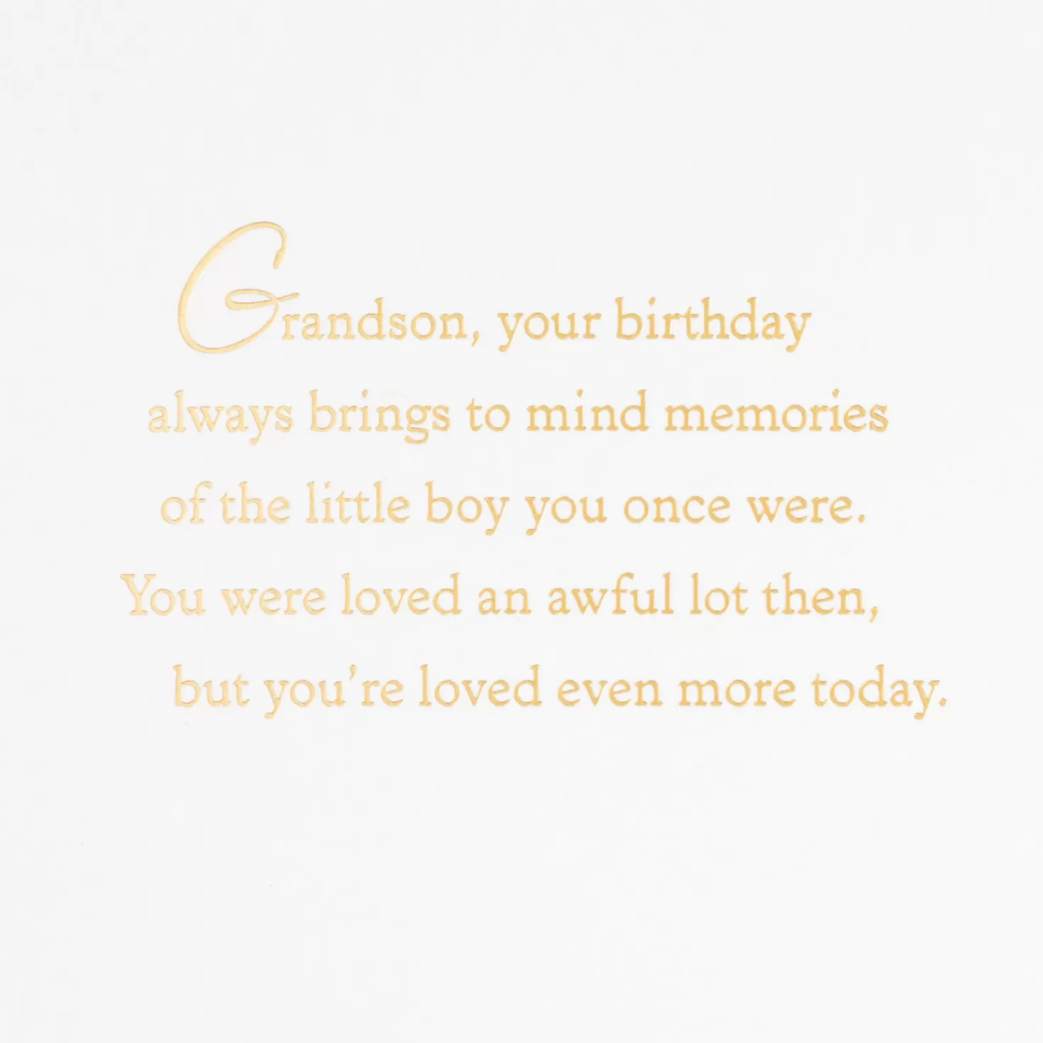 Birthday>Hallmark Pride, Joy And Love Birthday Card For Grandson