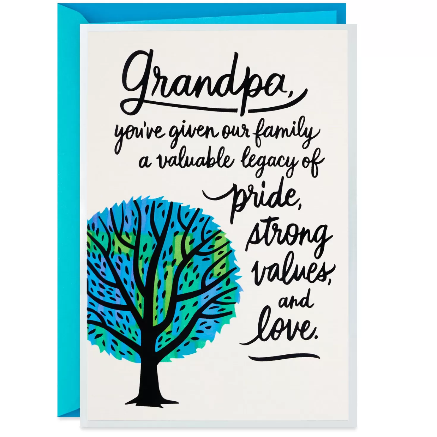 Birthday>Hallmark Pride, Values And Love Birthday Card For Grandpa