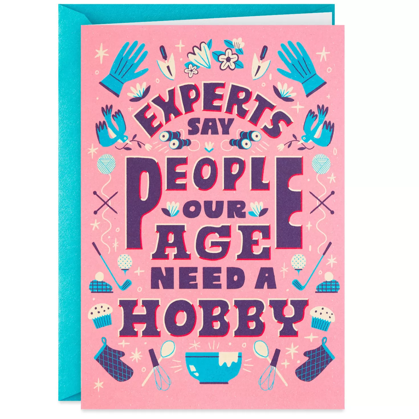 Birthday>Hallmark Profanity Is A Hobby, Bitches Funny Birthday Card