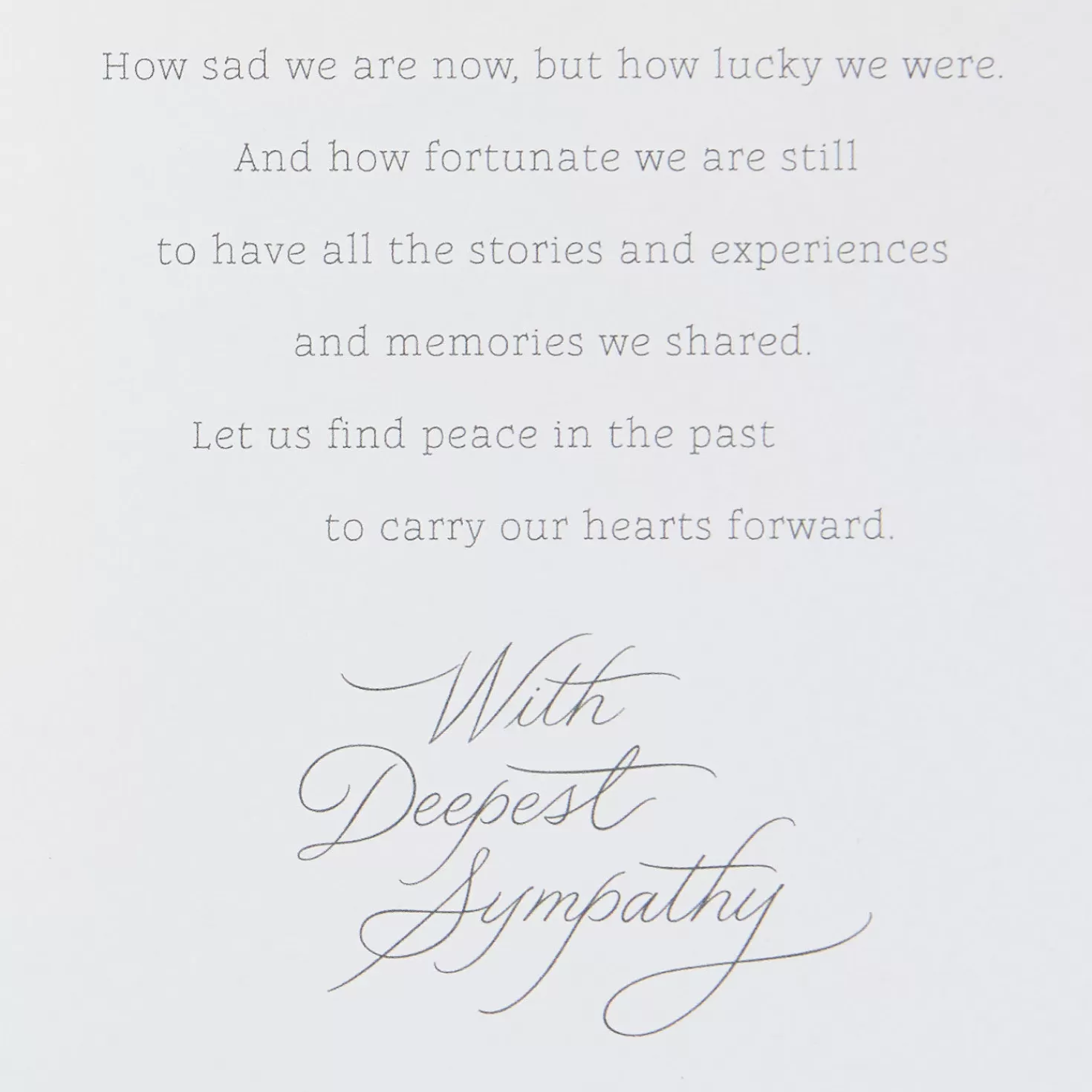 Store Profound Blessing, Profound Loss Sympathy Card Sympathy
