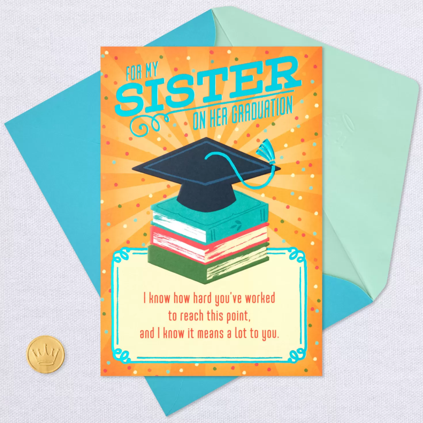 Shop Proud Of How Hard You'Ve Worked Graduation Card For Sister Graduation