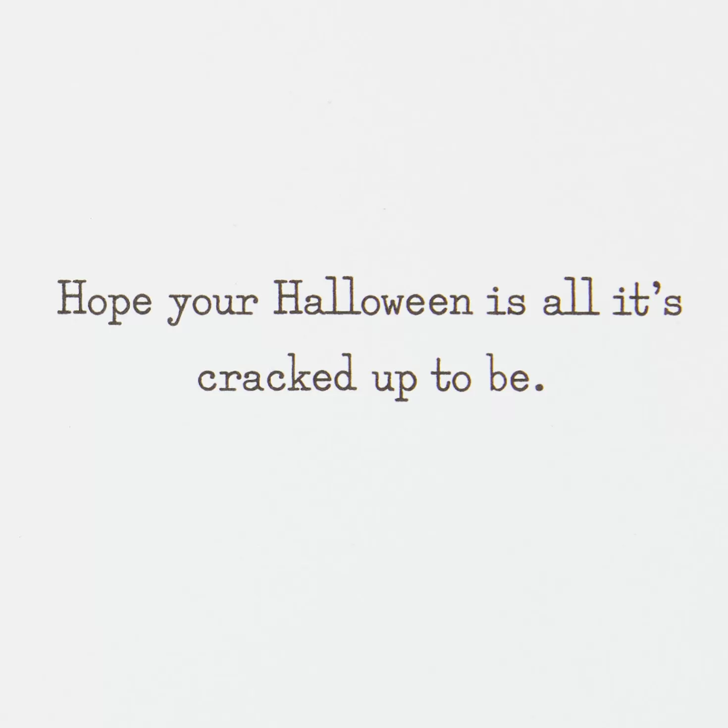 Halloween (10/31)>Hallmark Pumpkin Butt Funny Halloween Card