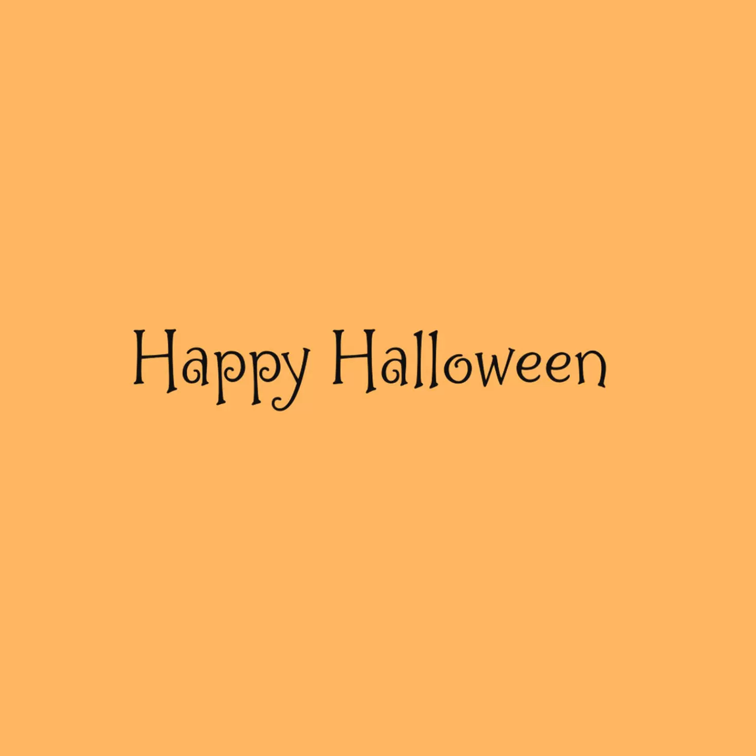Halloween (10/31)>Hallmark Pumpkin On Fence Happy Halloween Card