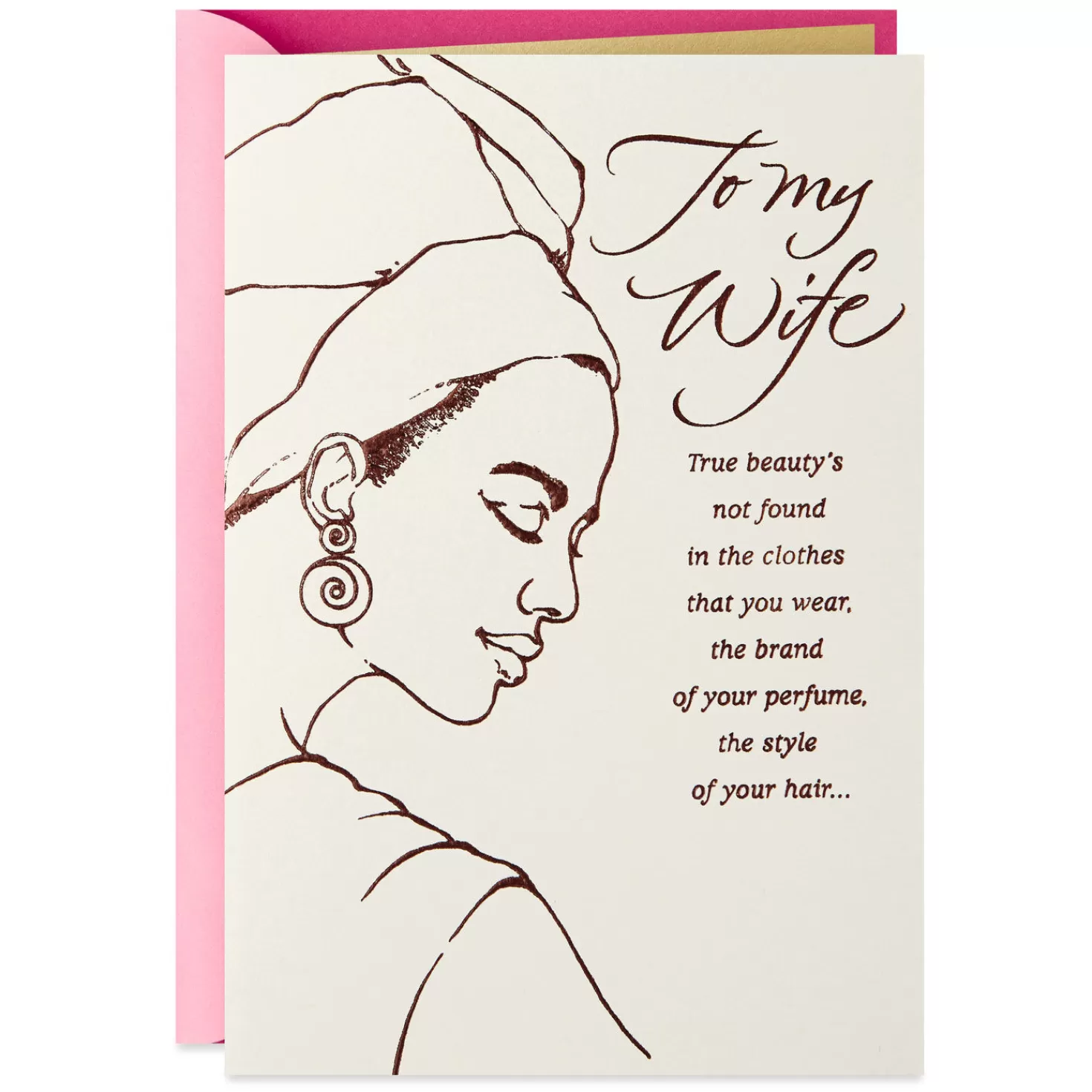 Birthday>Hallmark Pure And True Beauty Birthday Card For Wife