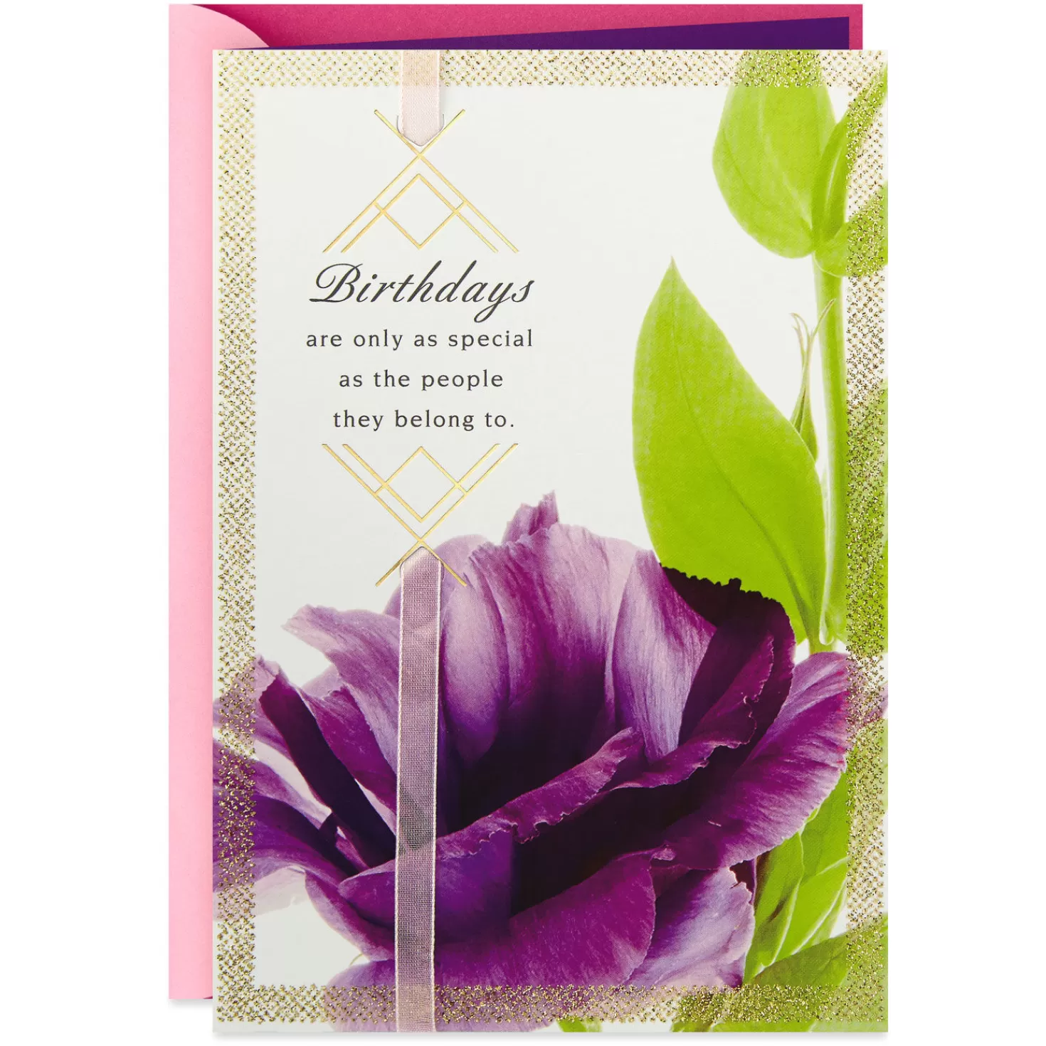 Birthday>Hallmark Purple Flower Someone Special Birthday Card