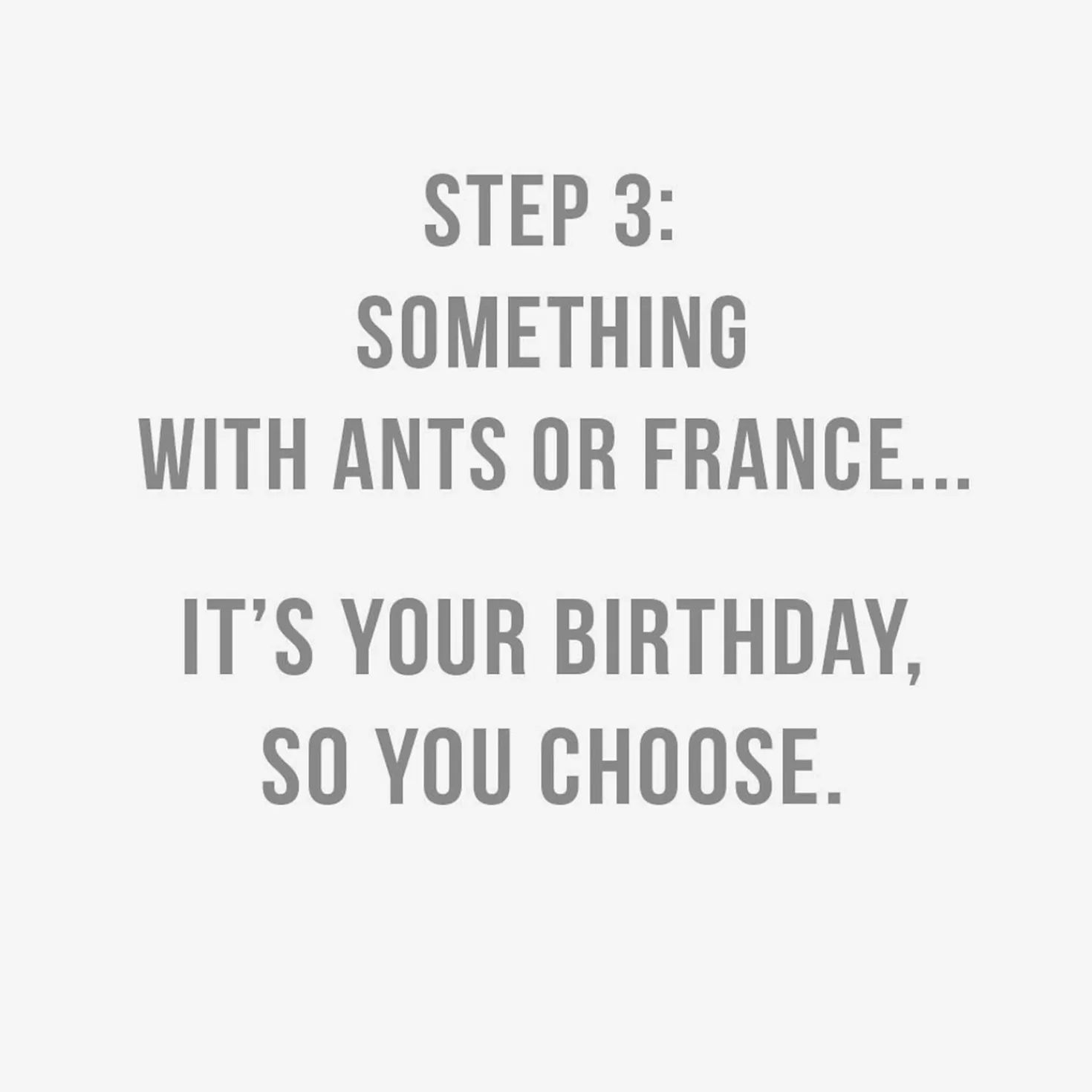 Birthday>Hallmark Put On Your Pants And Dance Funny Birthday Card