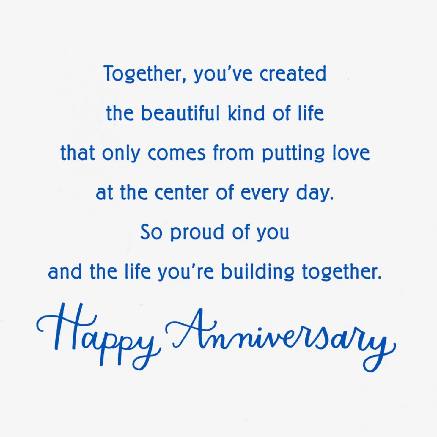 Anniversary>Hallmark Putting Love At The Center Anniversary Card For Daughter And Son-In-Law
