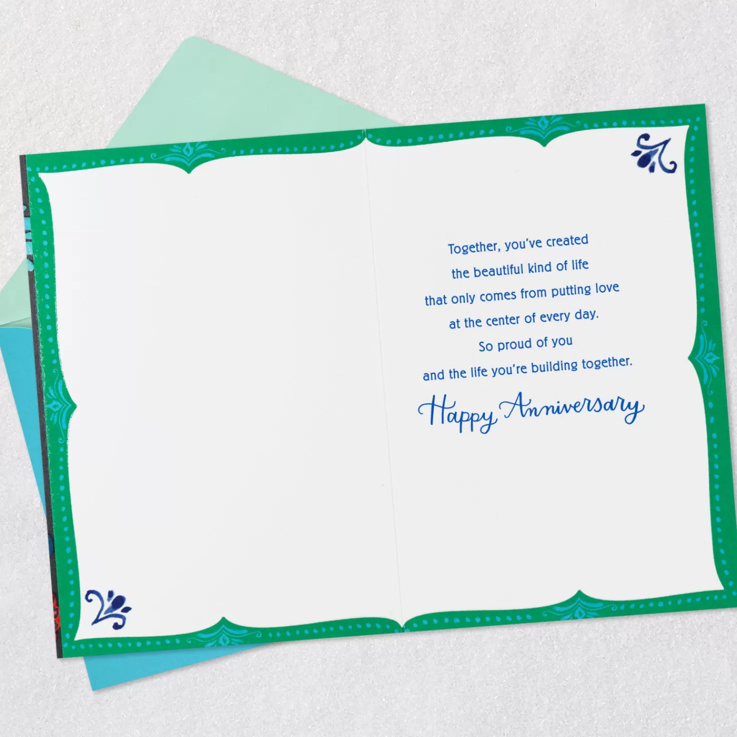 Anniversary>Hallmark Putting Love At The Center Anniversary Card For Daughter And Son-In-Law