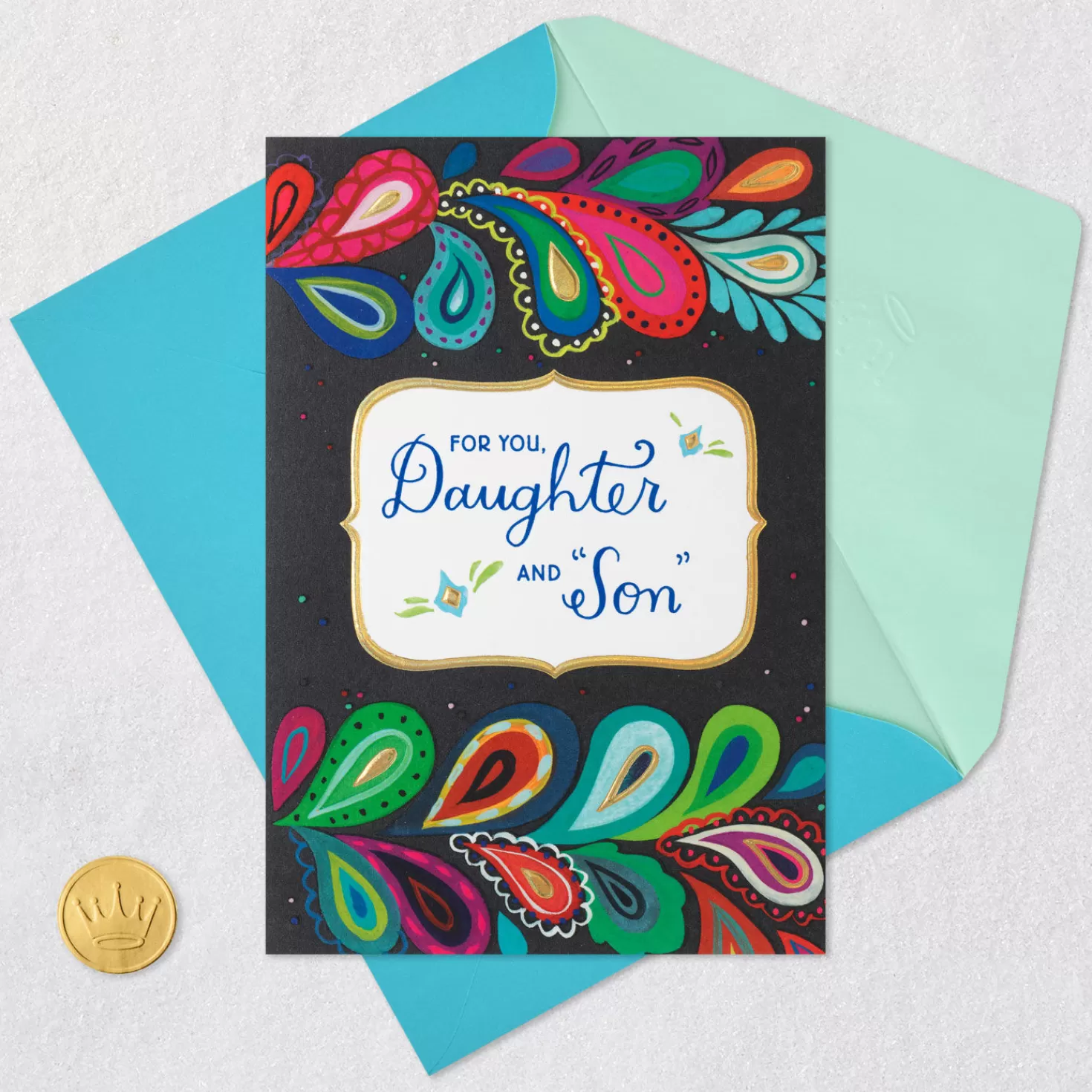 Anniversary>Hallmark Putting Love At The Center Anniversary Card For Daughter And Son-In-Law