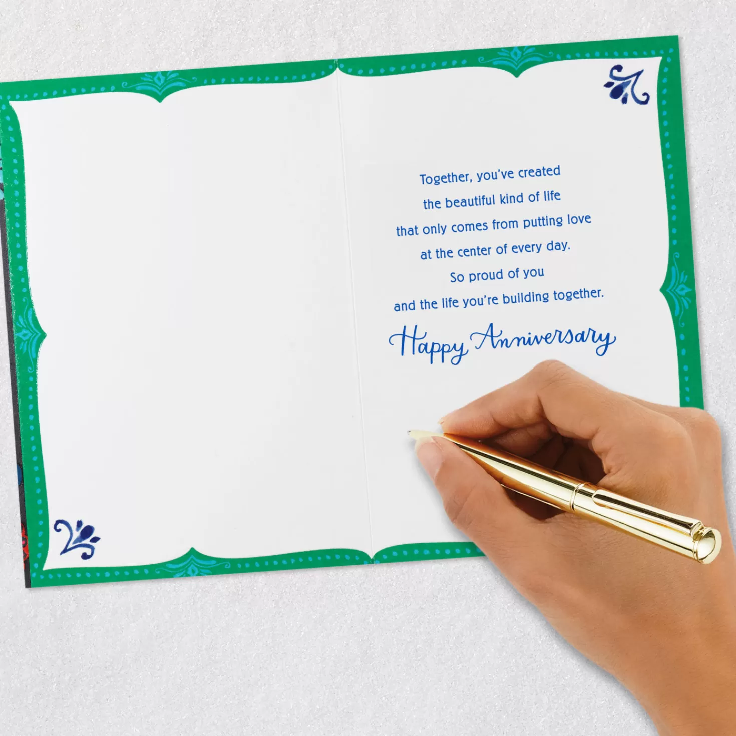 Anniversary>Hallmark Putting Love At The Center Anniversary Card For Daughter And Son-In-Law