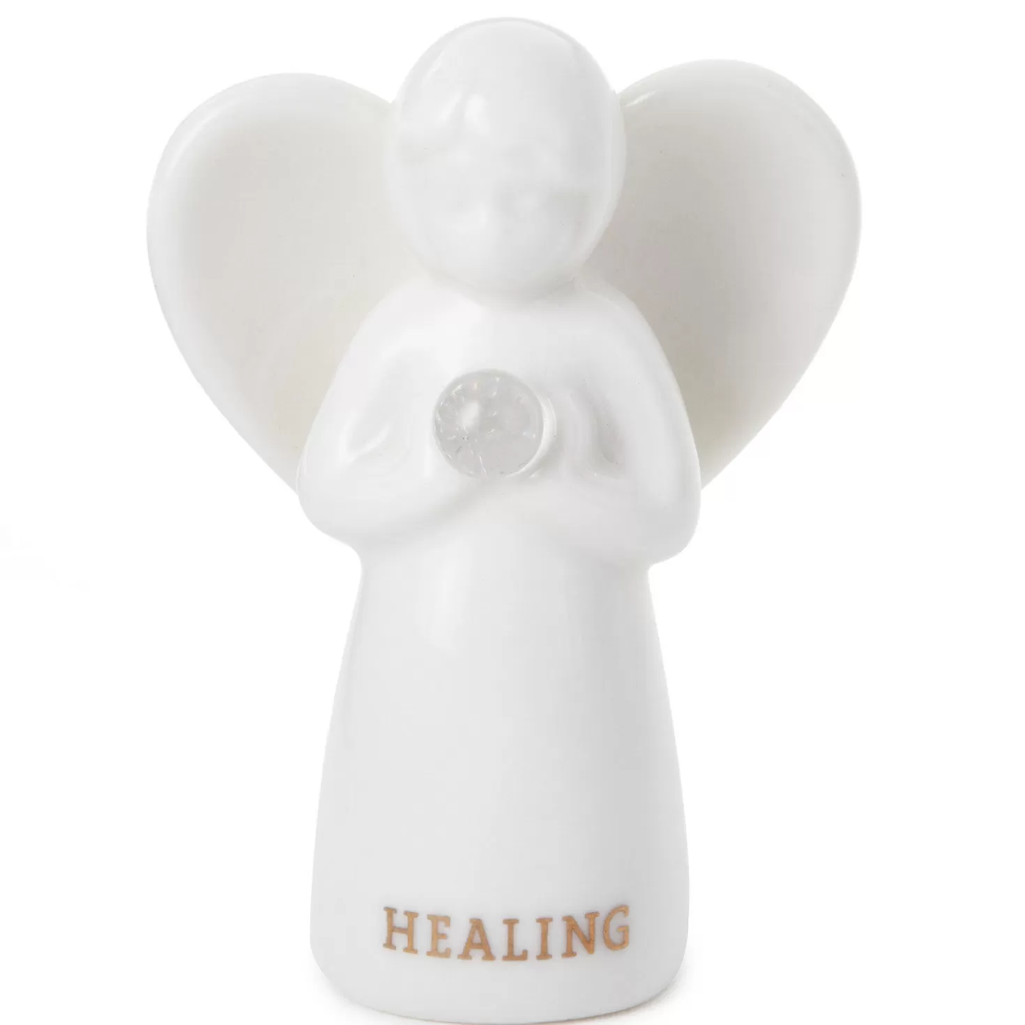 Sale Quartz Angel Of Healing Mini Angel Figurine, 2" Get Well