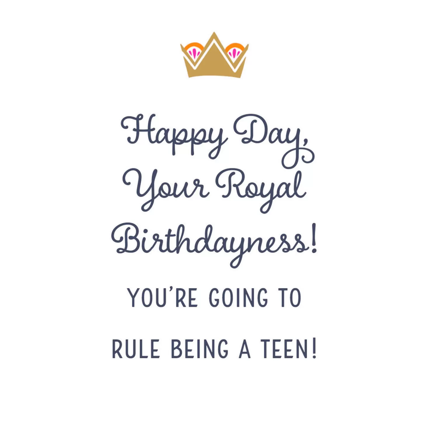 Birthday>Hallmark Queen Teen 13Th Birthday Card