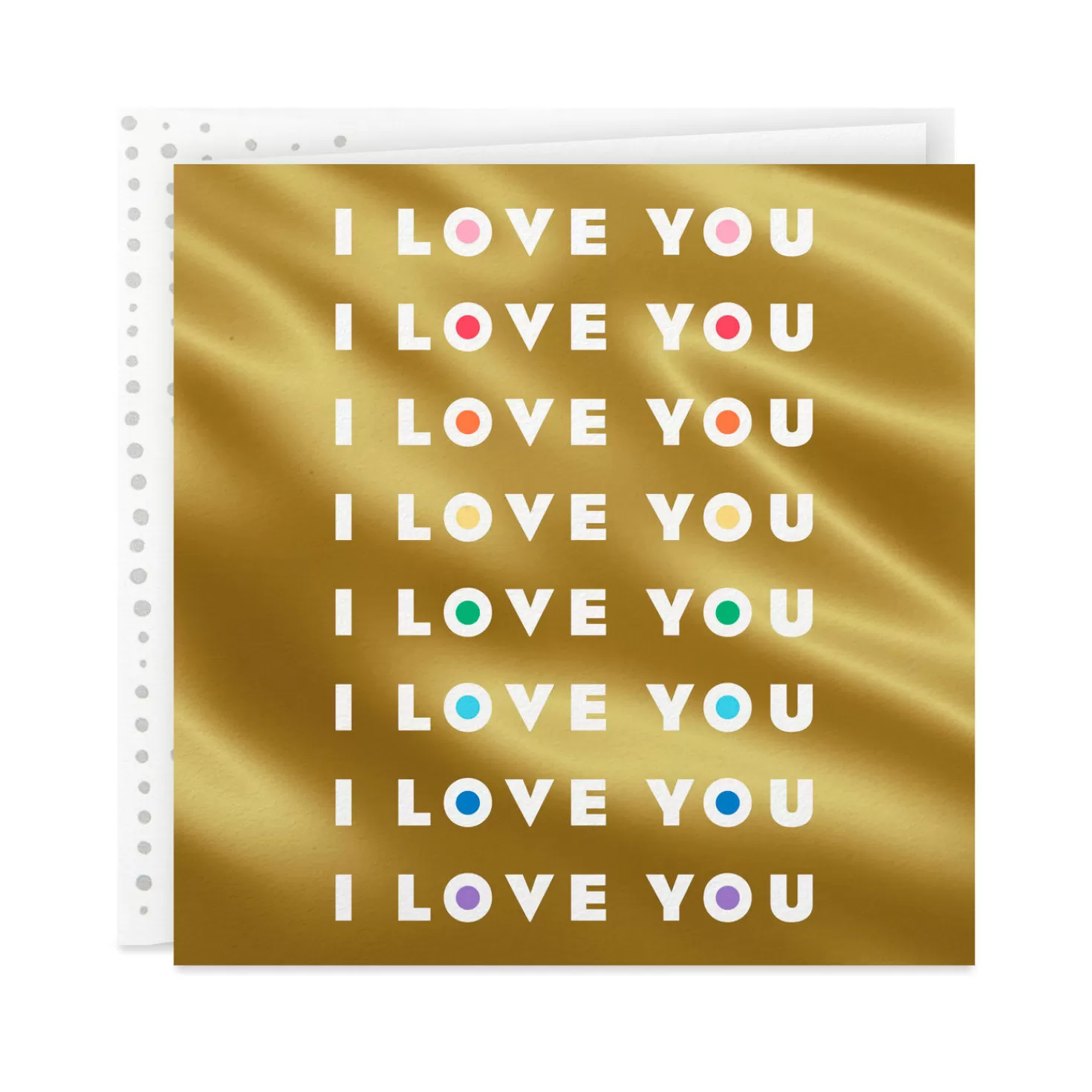 Anniversary>Hallmark Queerly I Love You Rainbow Card