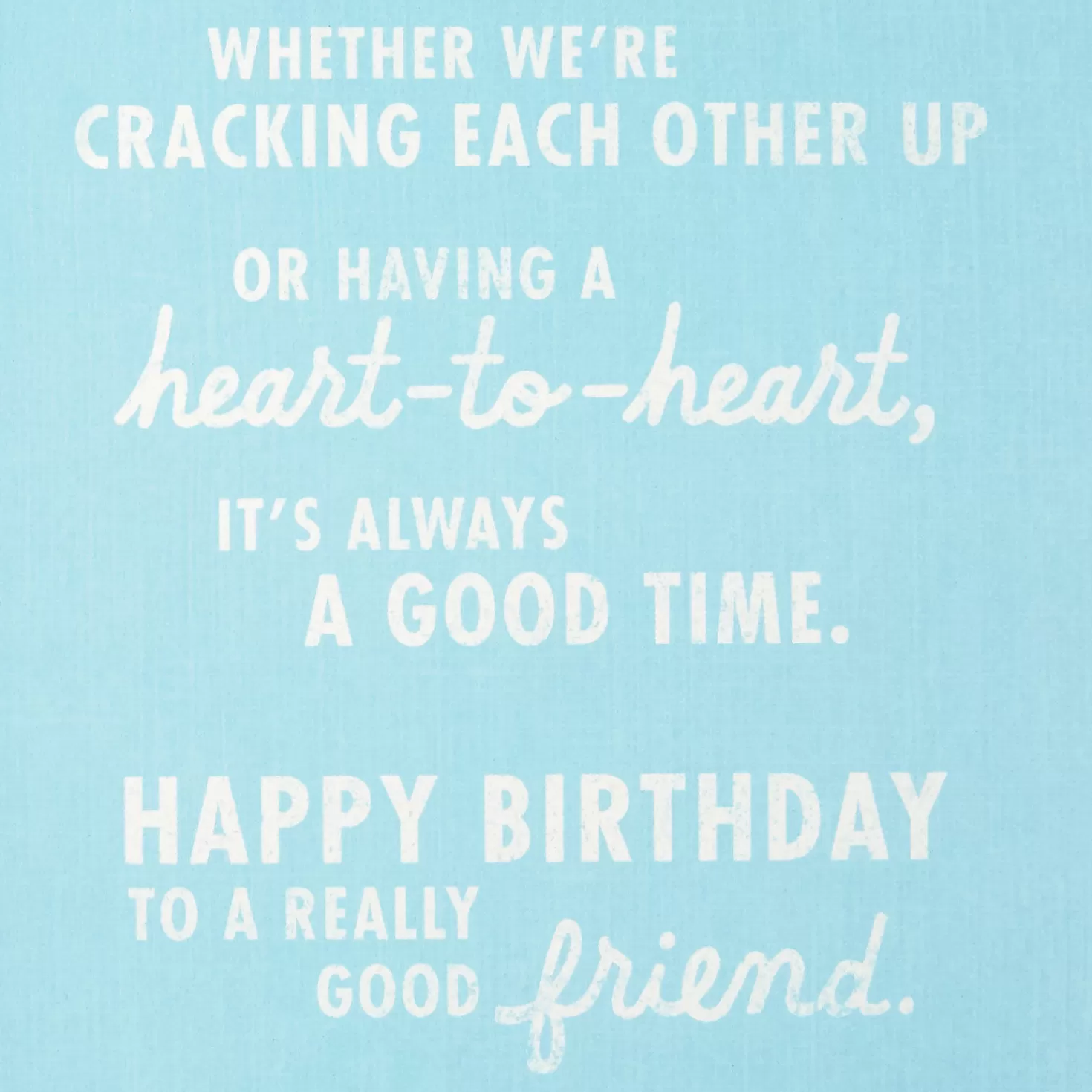 Birthday>Hallmark Really Good Friends Make You Snort Birthday Card