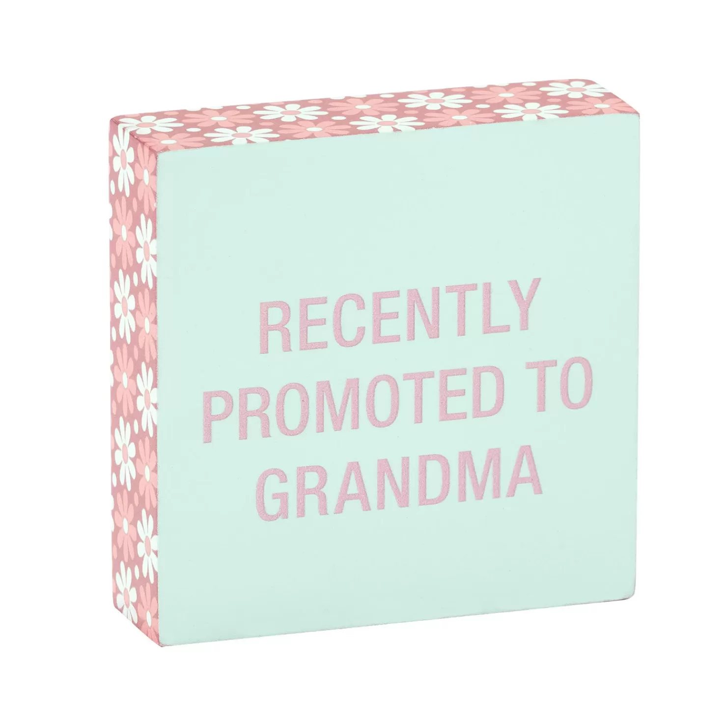 Grandparents Day (9/10)>Hallmark Recently Promoted To Grandma Wood Quote Sign, 4X4