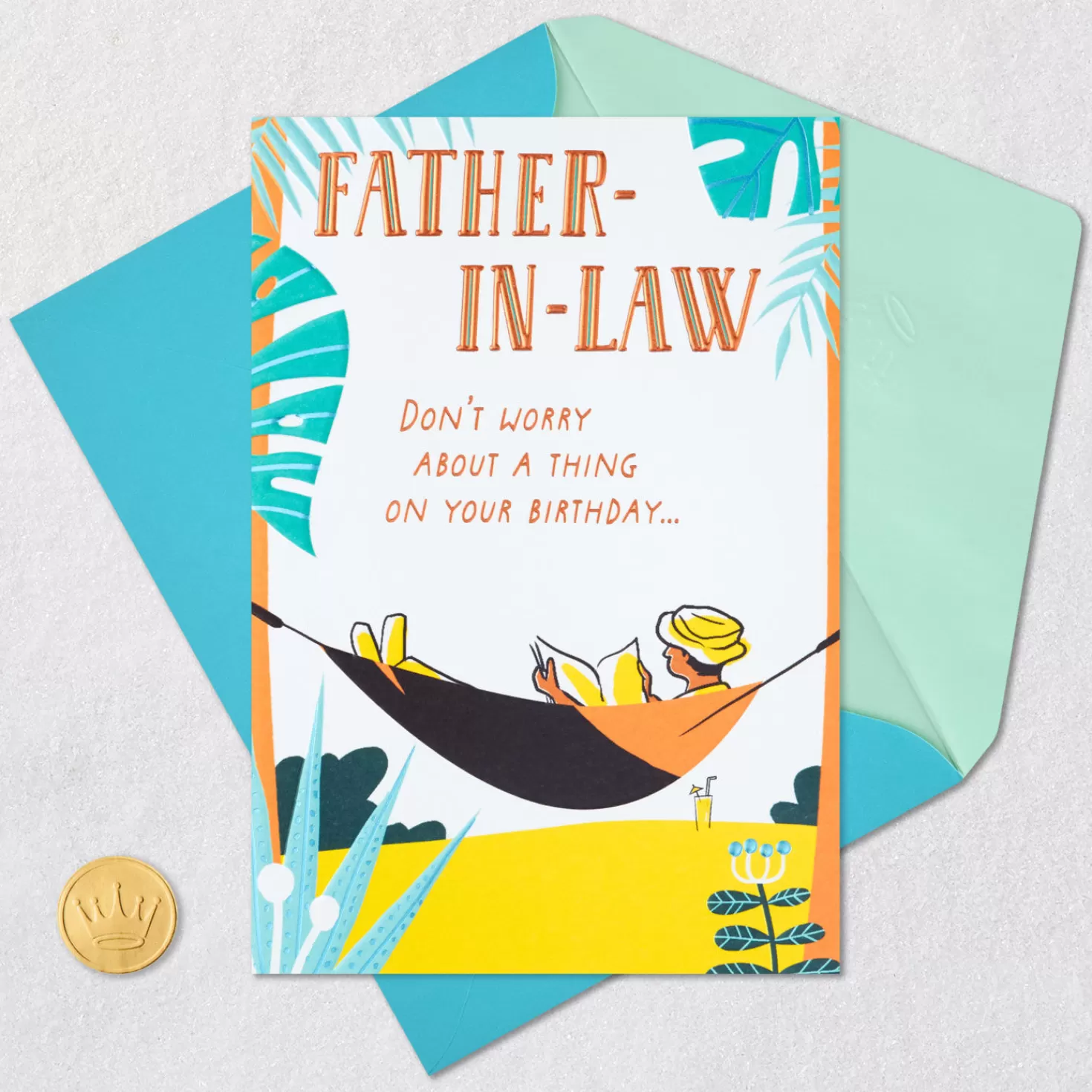 Birthday>Hallmark Relax And Feel The Love Birthday Card For Father-In-Law
