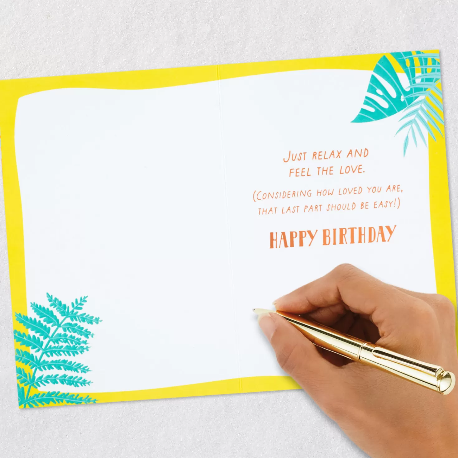 Birthday>Hallmark Relax And Feel The Love Birthday Card For Father-In-Law