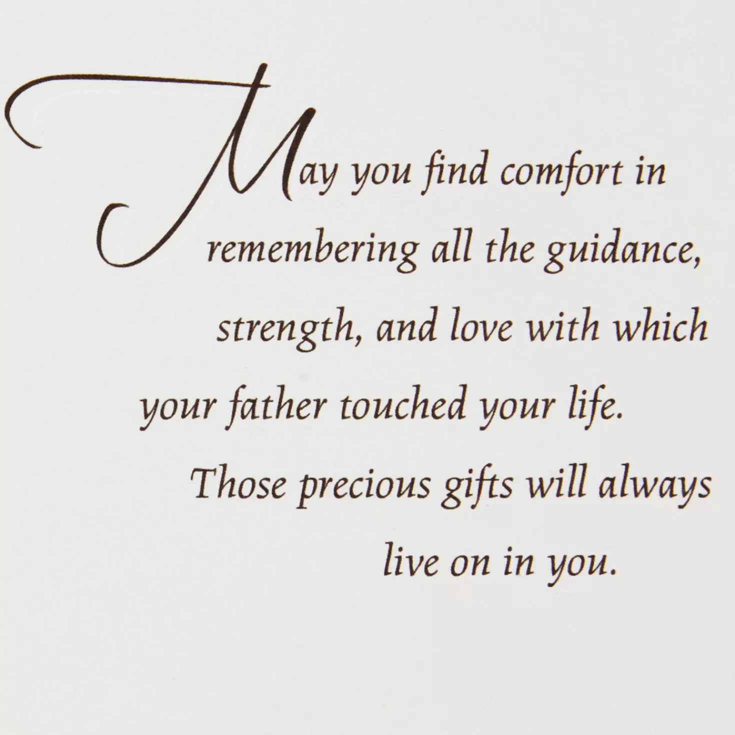Outlet Remembering Your Father's Gifts Sympathy Card Sympathy