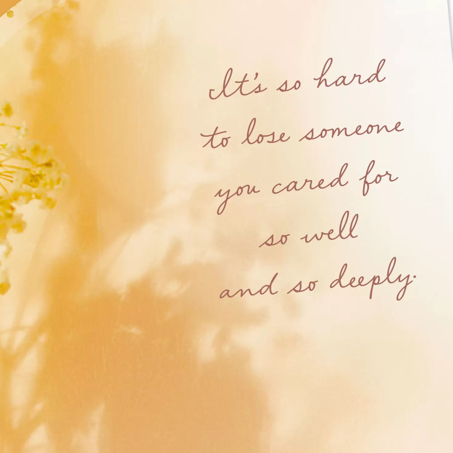 Clearance Rest Your Kind Heart And Tend To Your Soul Sympathy Card Sympathy