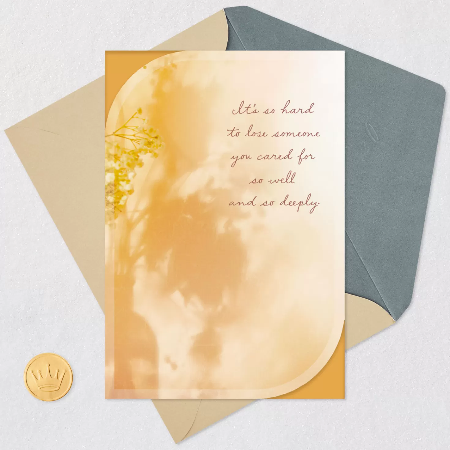 Clearance Rest Your Kind Heart And Tend To Your Soul Sympathy Card Sympathy