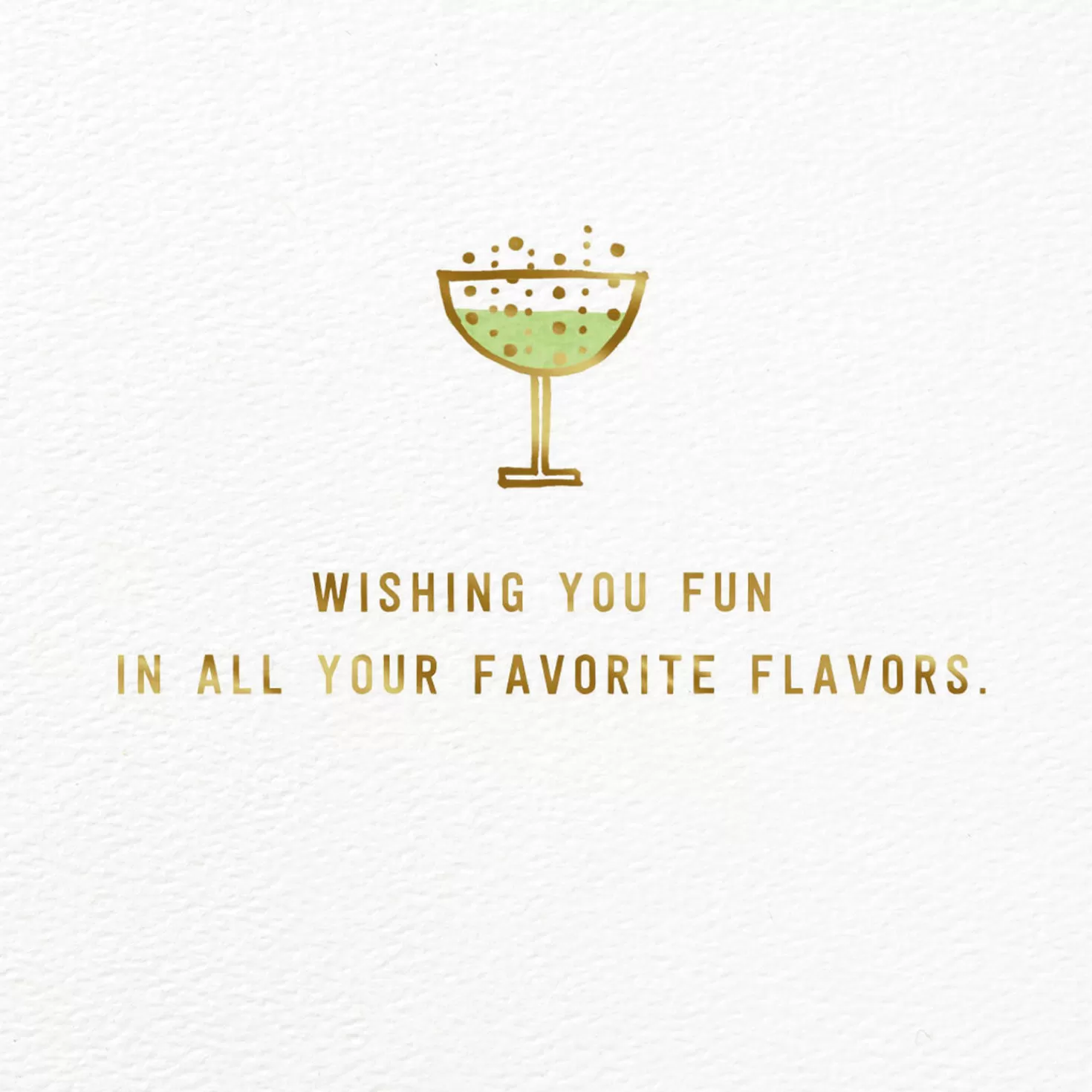 Birthday>Hallmark Rows Of Cocktails And Drinks Happy Birthday Card