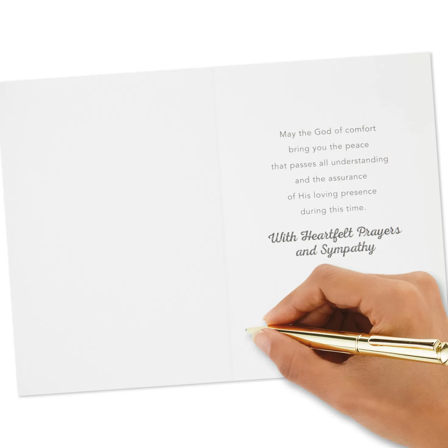 Online Rustic Floral Assorted Religious Sympathy Cards, Pack Of 12 Sympathy
