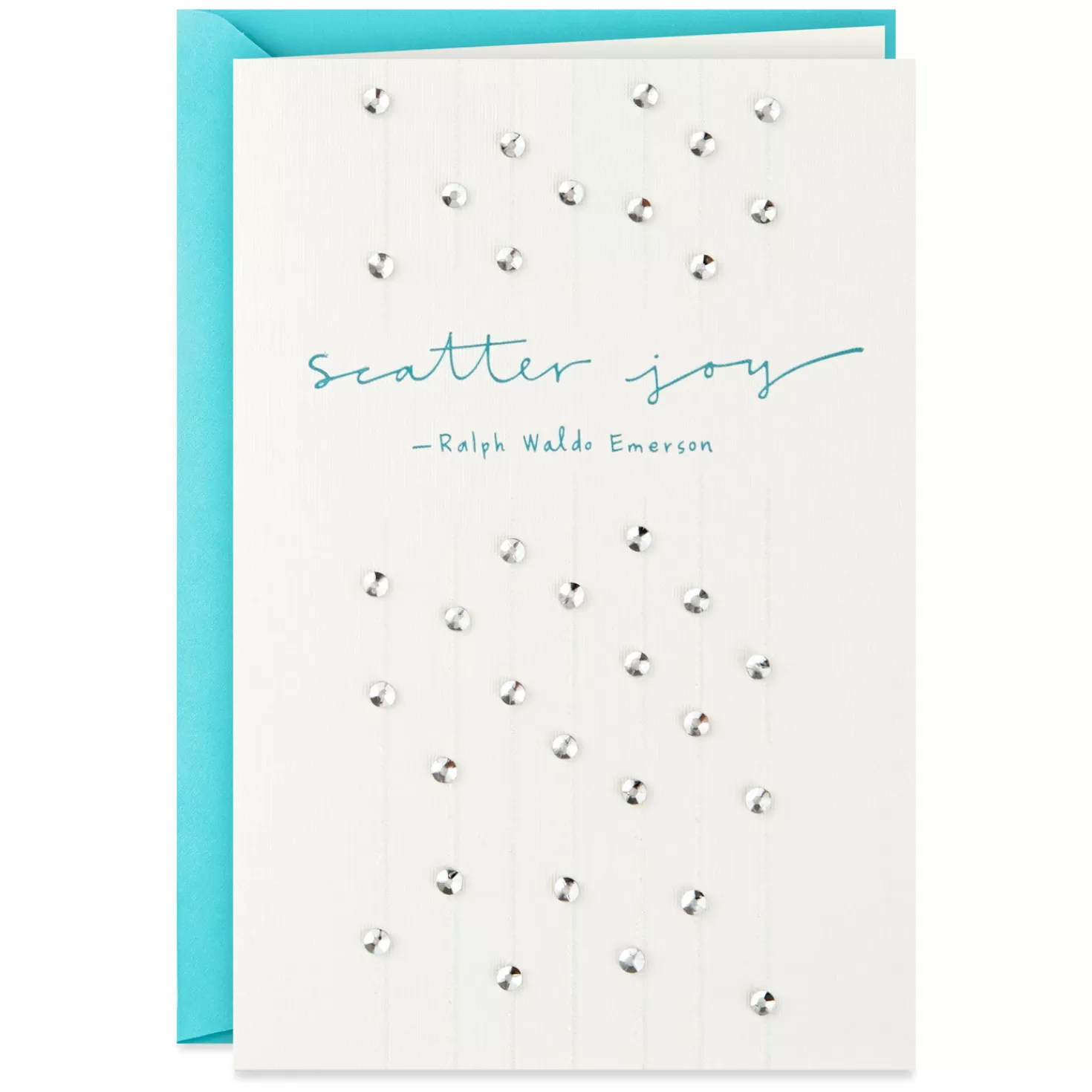 Birthday>Hallmark Scatter Joy Silver Sequins Birthday Card