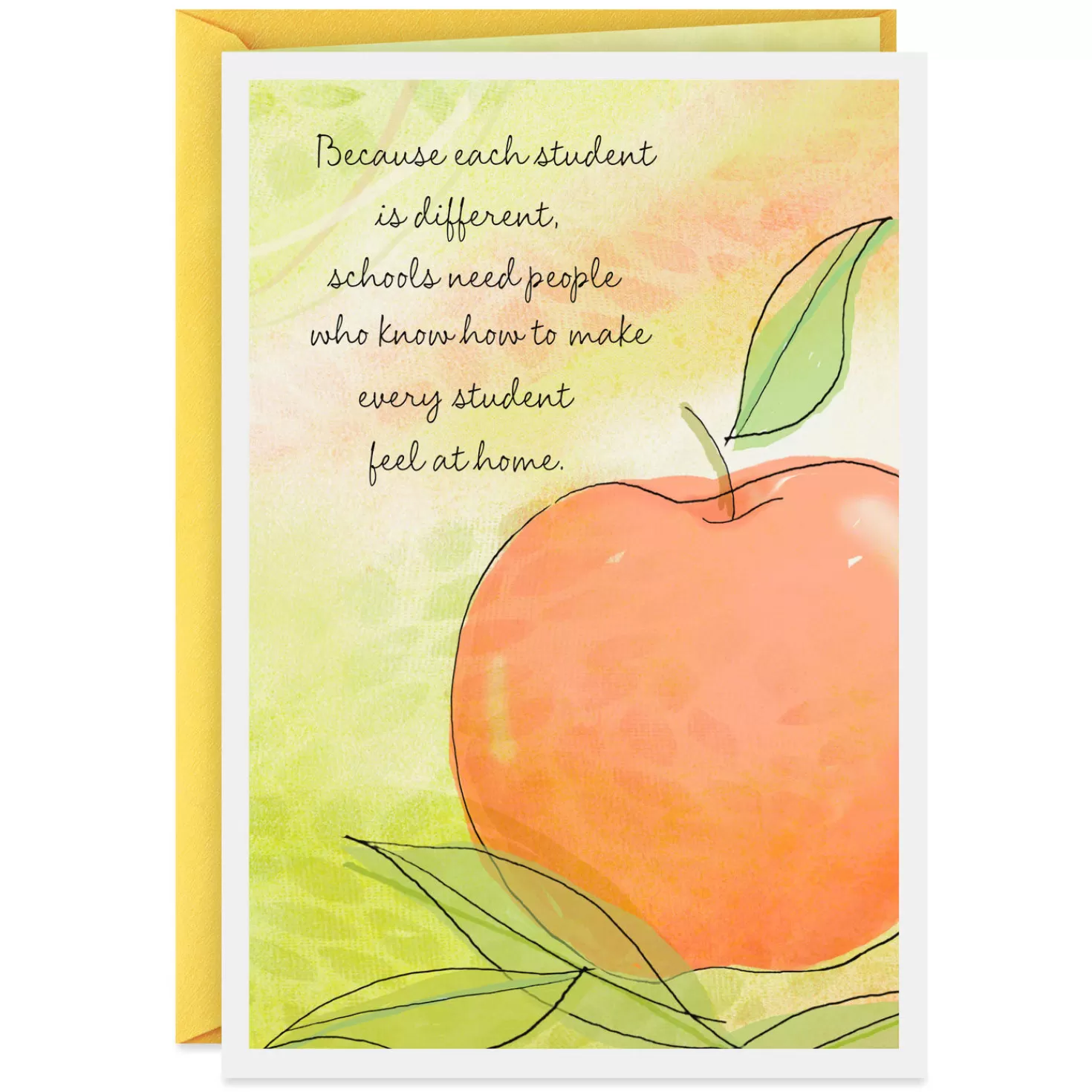 Fashion Schools Need People Like You Thank-You Card For Teacher Teacher Appreciation