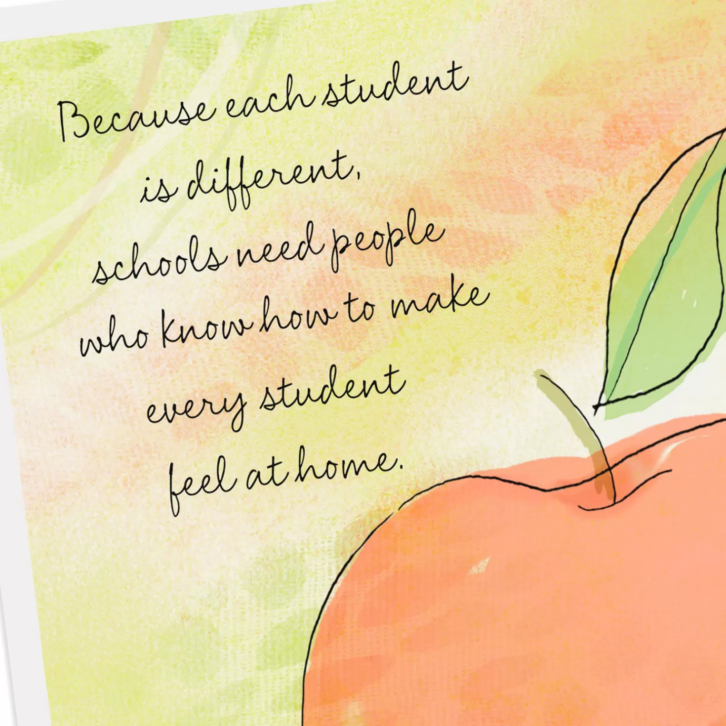 Fashion Schools Need People Like You Thank-You Card For Teacher Teacher Appreciation