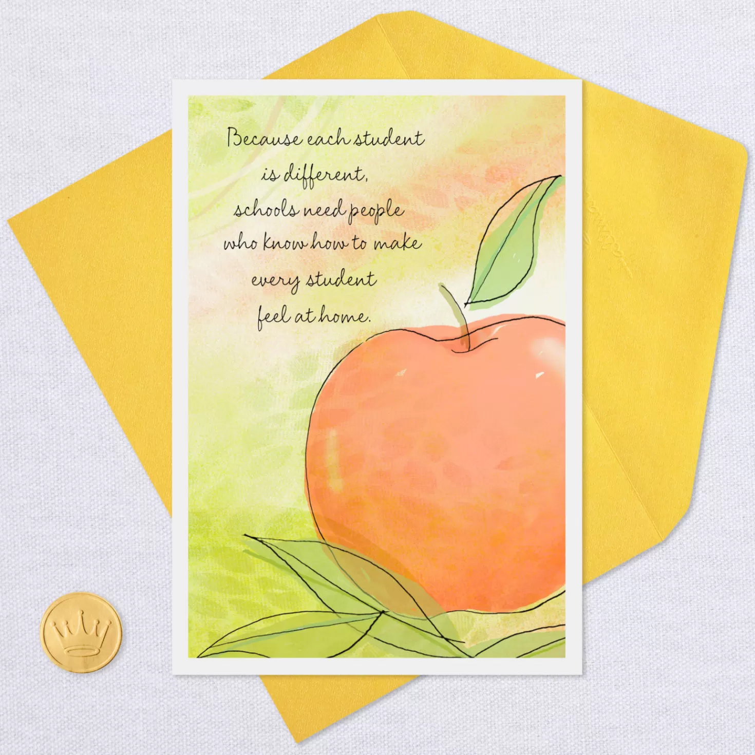 Fashion Schools Need People Like You Thank-You Card For Teacher Teacher Appreciation