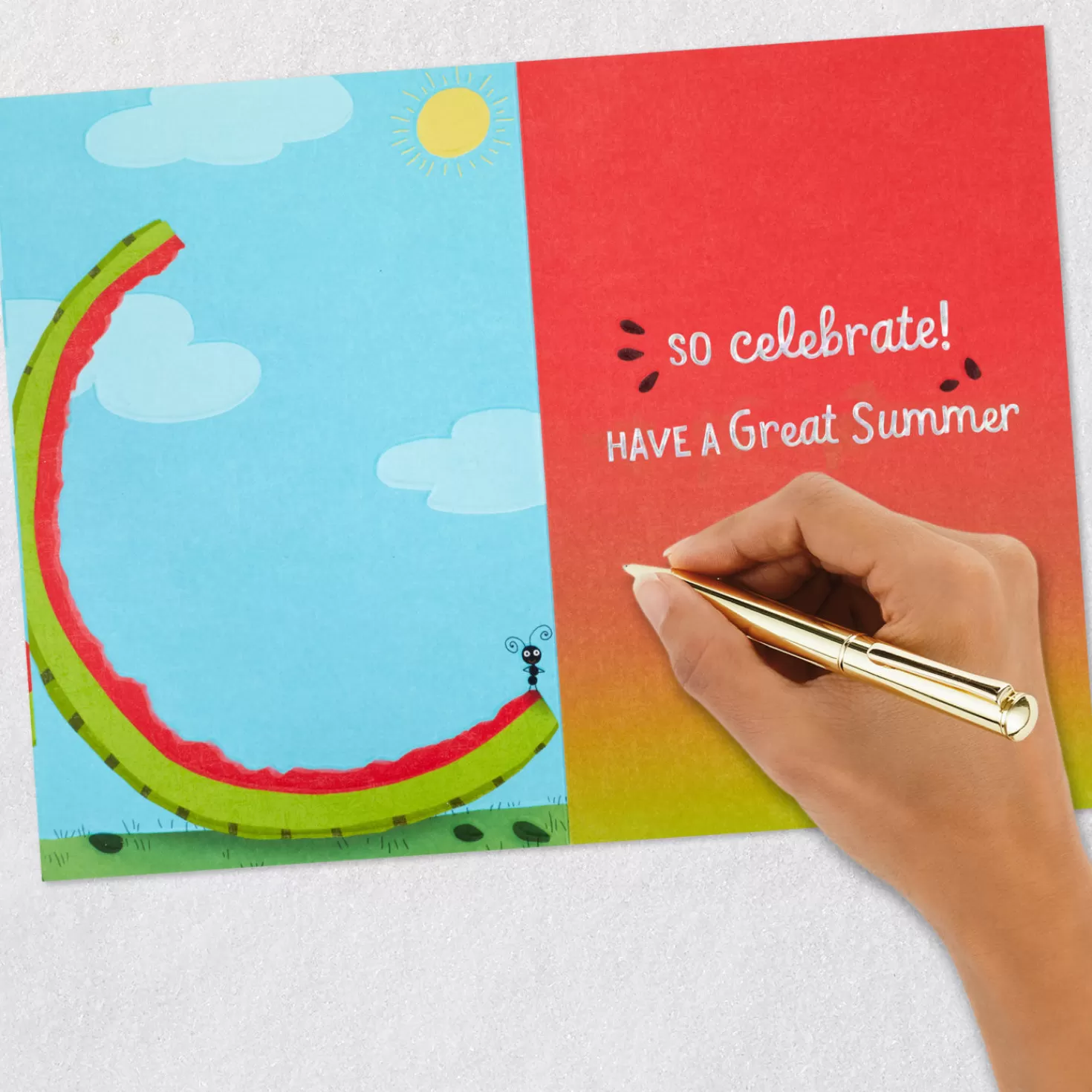 Outlet School's Out For Summer End Of Year Congratulations Card For Kid Graduation