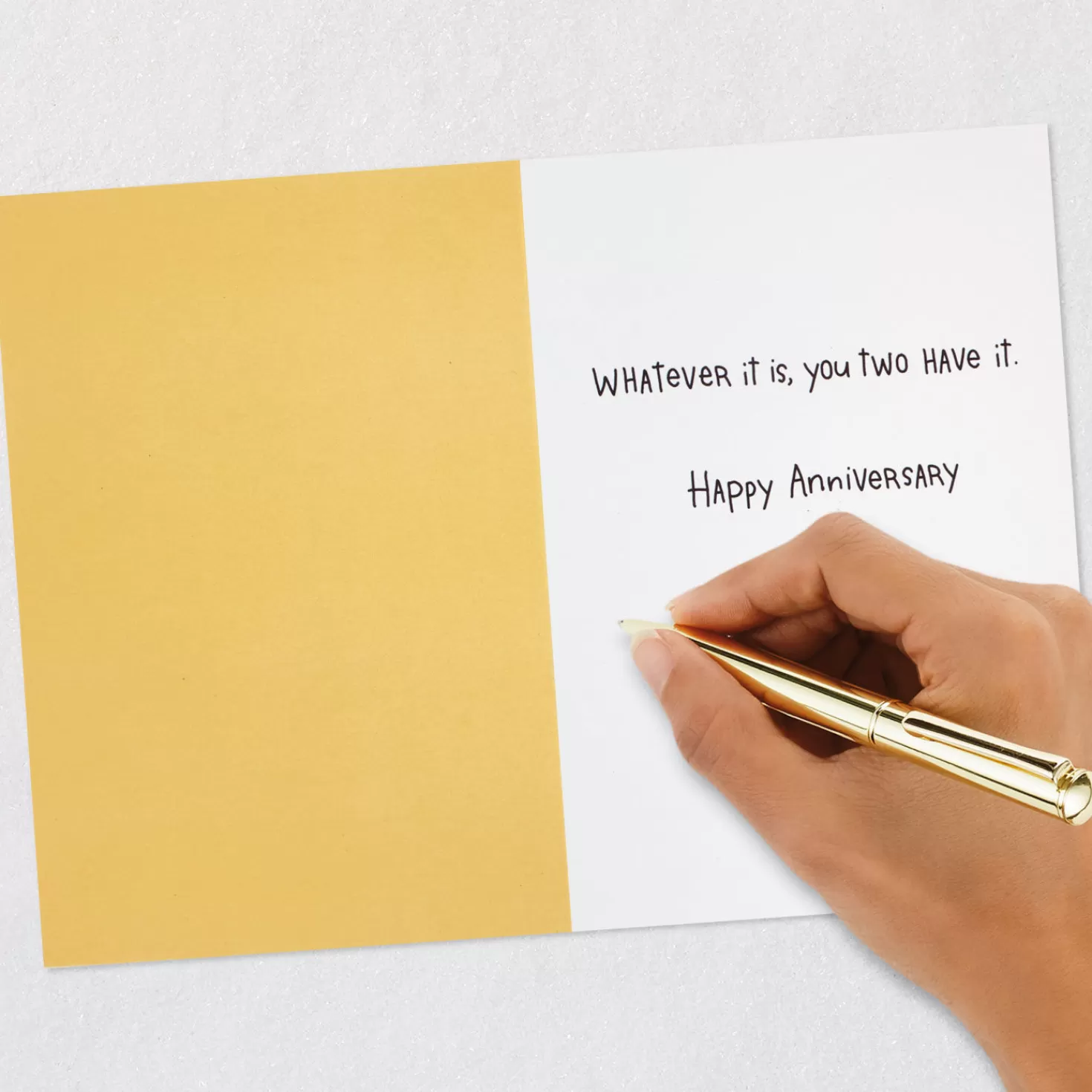 Anniversary>Hallmark Secret To A Happy Marriage Funny Anniversary Card For Couple