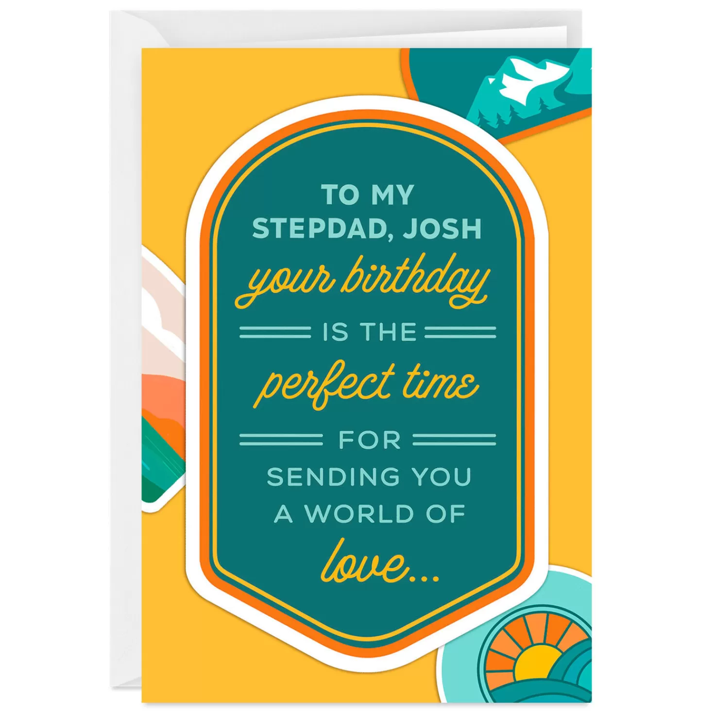 Birthday>Hallmark Sending Love Folded Birthday Photo Card