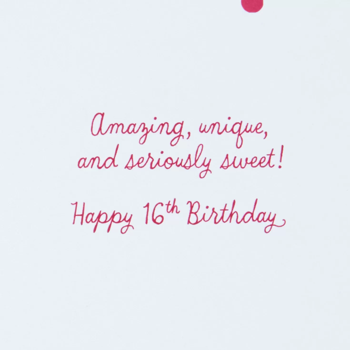 Birthday>Hallmark Sequined Sweet 16 Birthday Card For Her