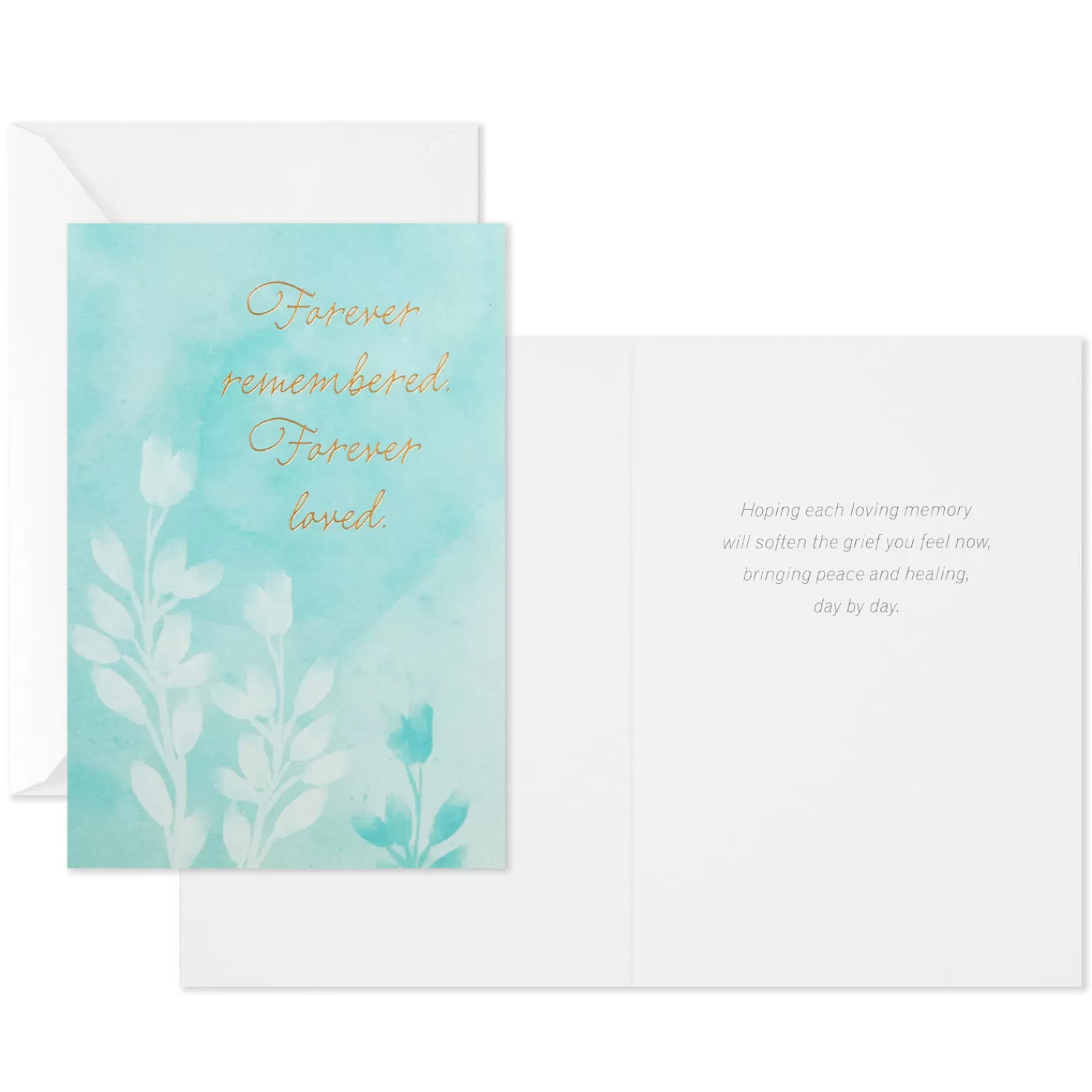 Shop Serene Flowers Assorted Sympathy Cards, Pack Of 12 Sympathy