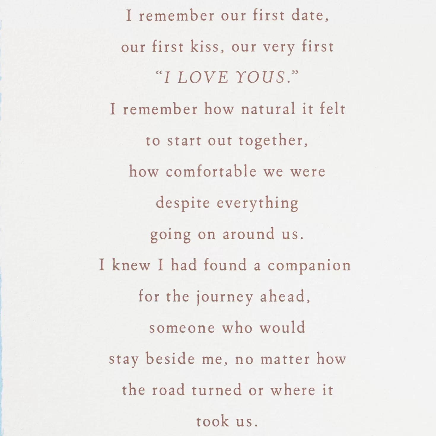 Anniversary>Hallmark Sharing Everything With You Anniversary Card