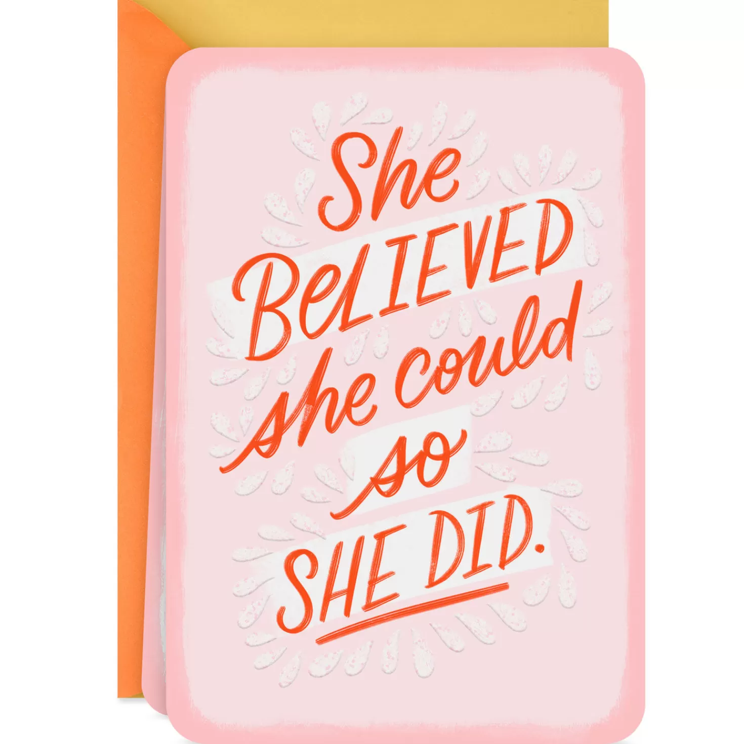Discount She Believed She Could Blank Card For Her Encouragement