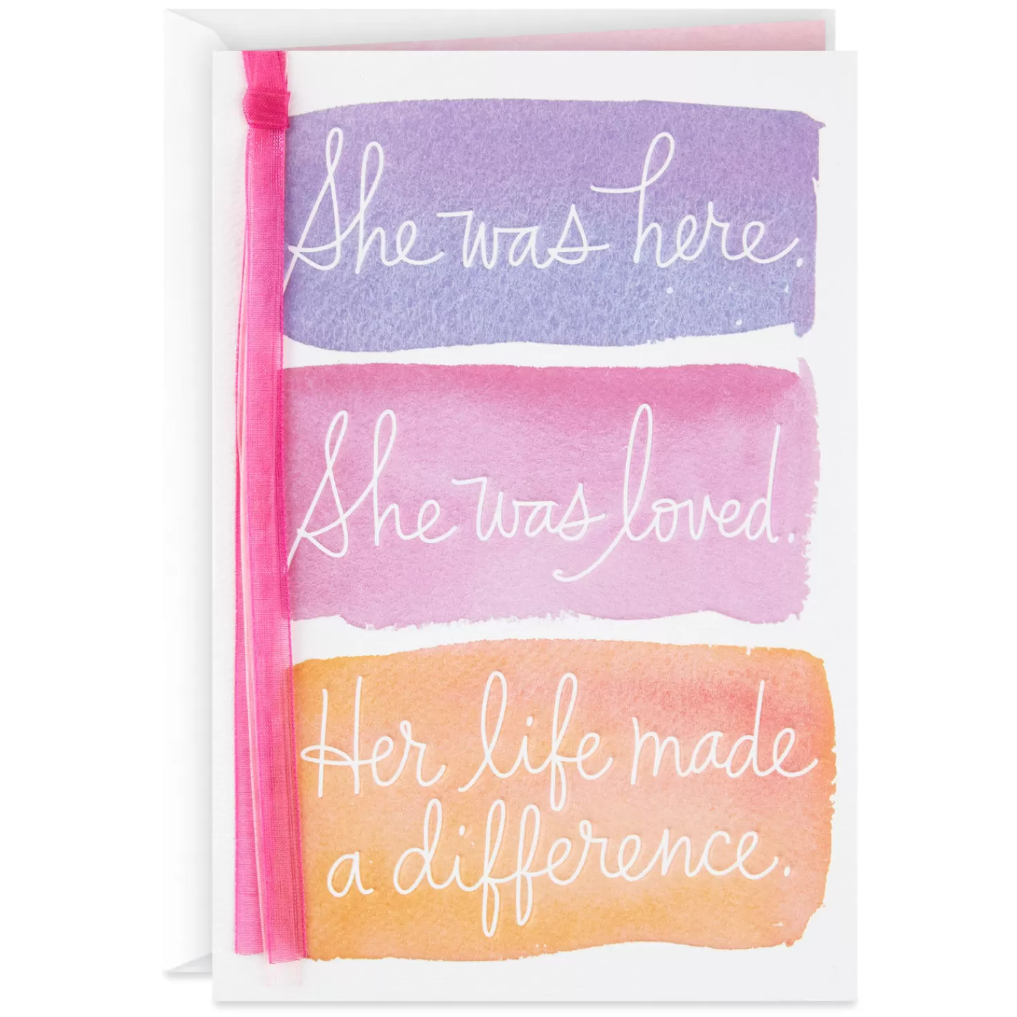Outlet She Made A Difference Sympathy Card Sympathy