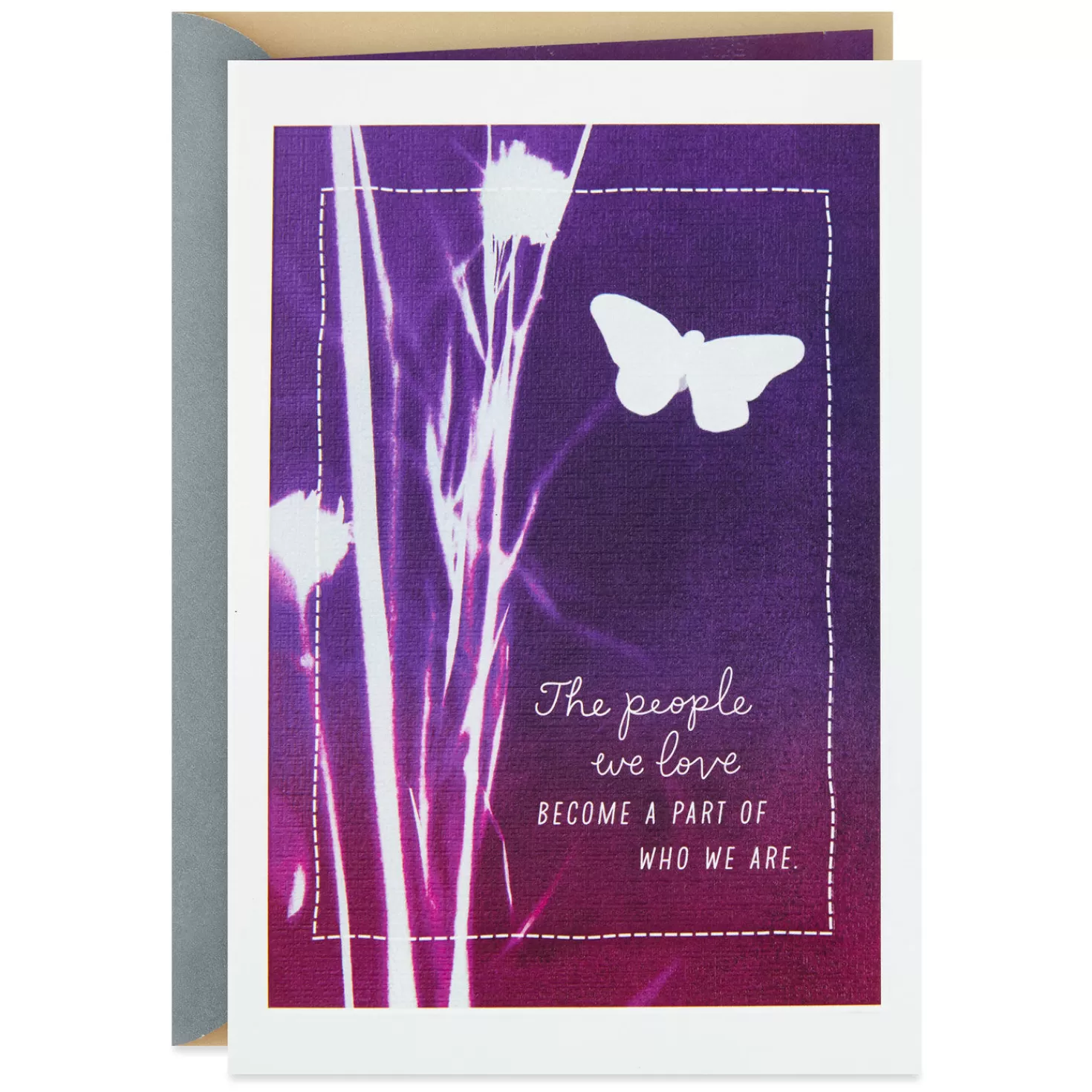 New Shibori Butterfly Sympathy Card Sympathy