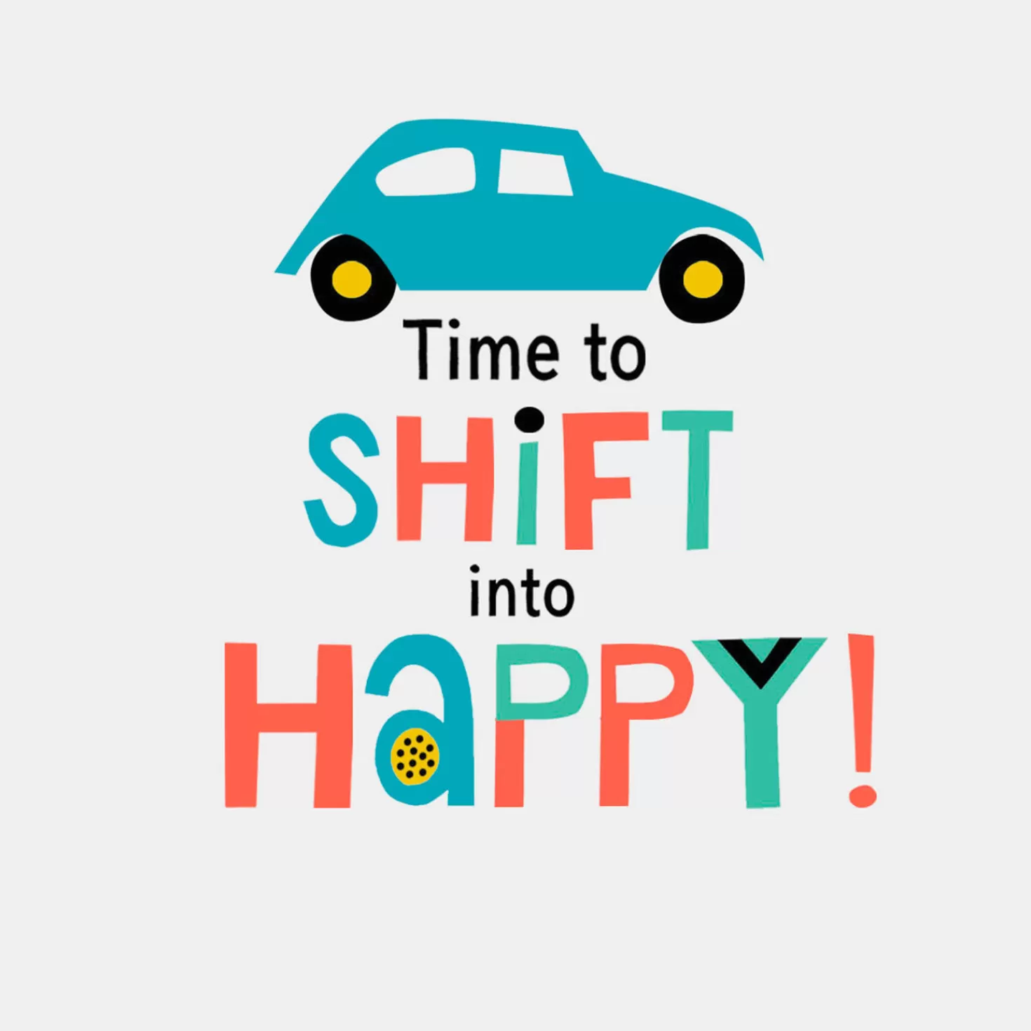 Cheap Shift Into Happy New Car Congratulations Card Congratulations