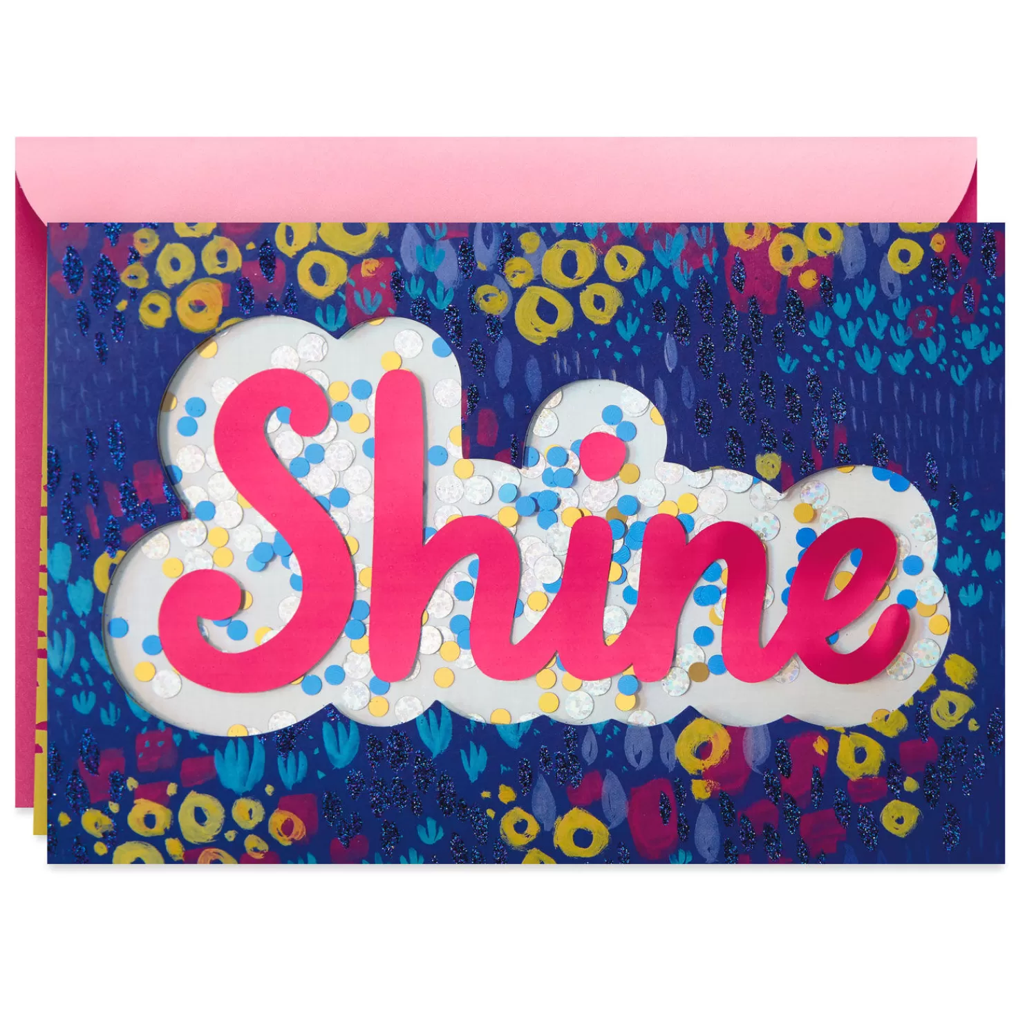 Birthday>Hallmark Shine Confetti Birthday Card For Daughter