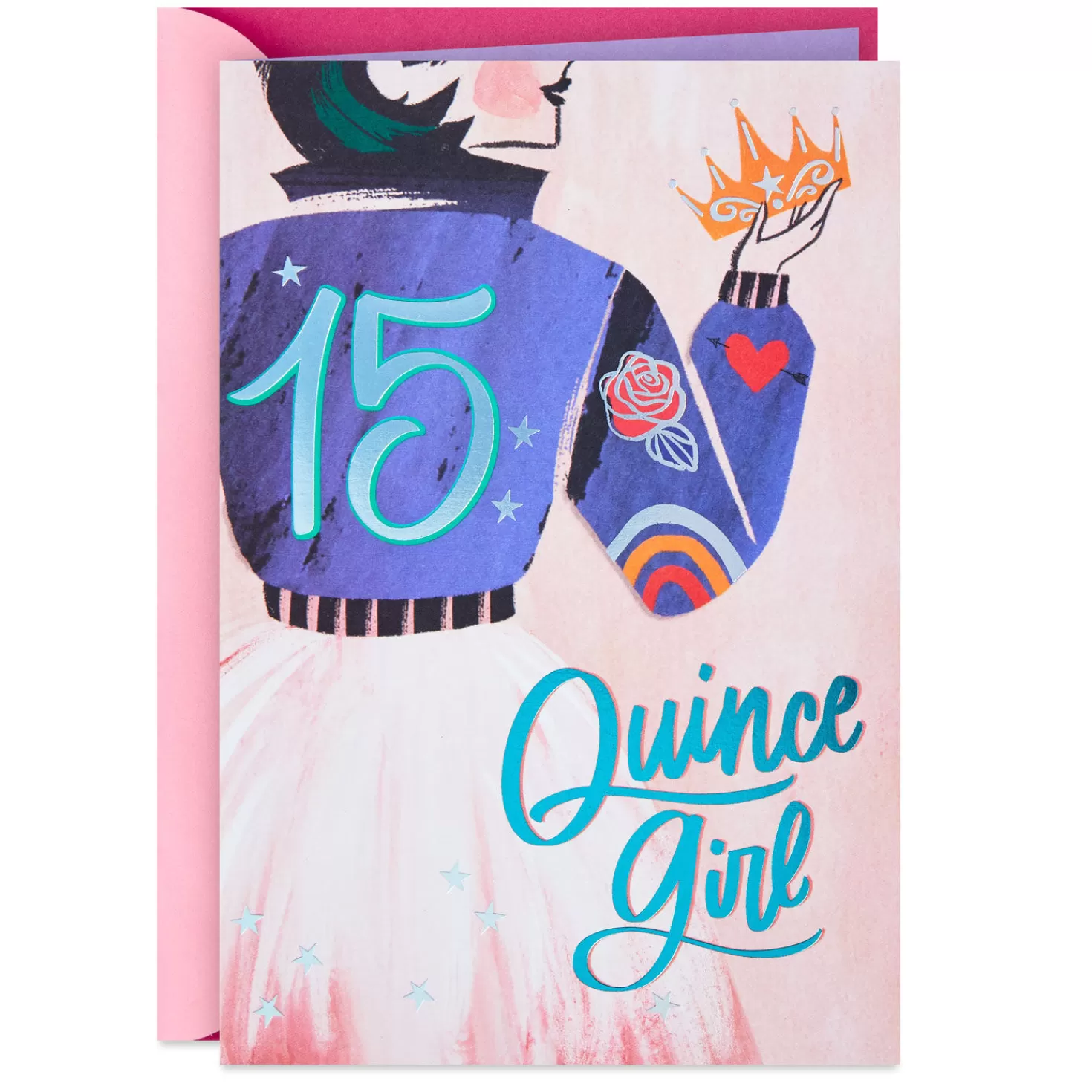 Birthday>Hallmark Shine Your Light Bilingual Quinceanera Card