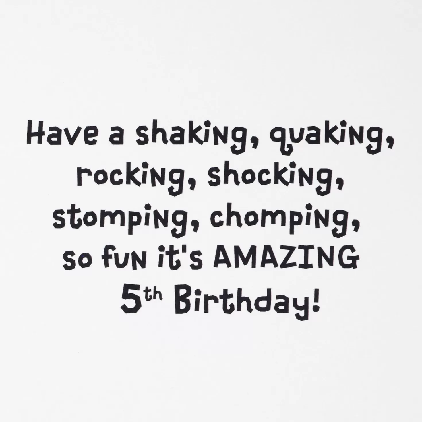 Birthday>Hallmark Silly Monsters 5Th Birthday Card With Stickers