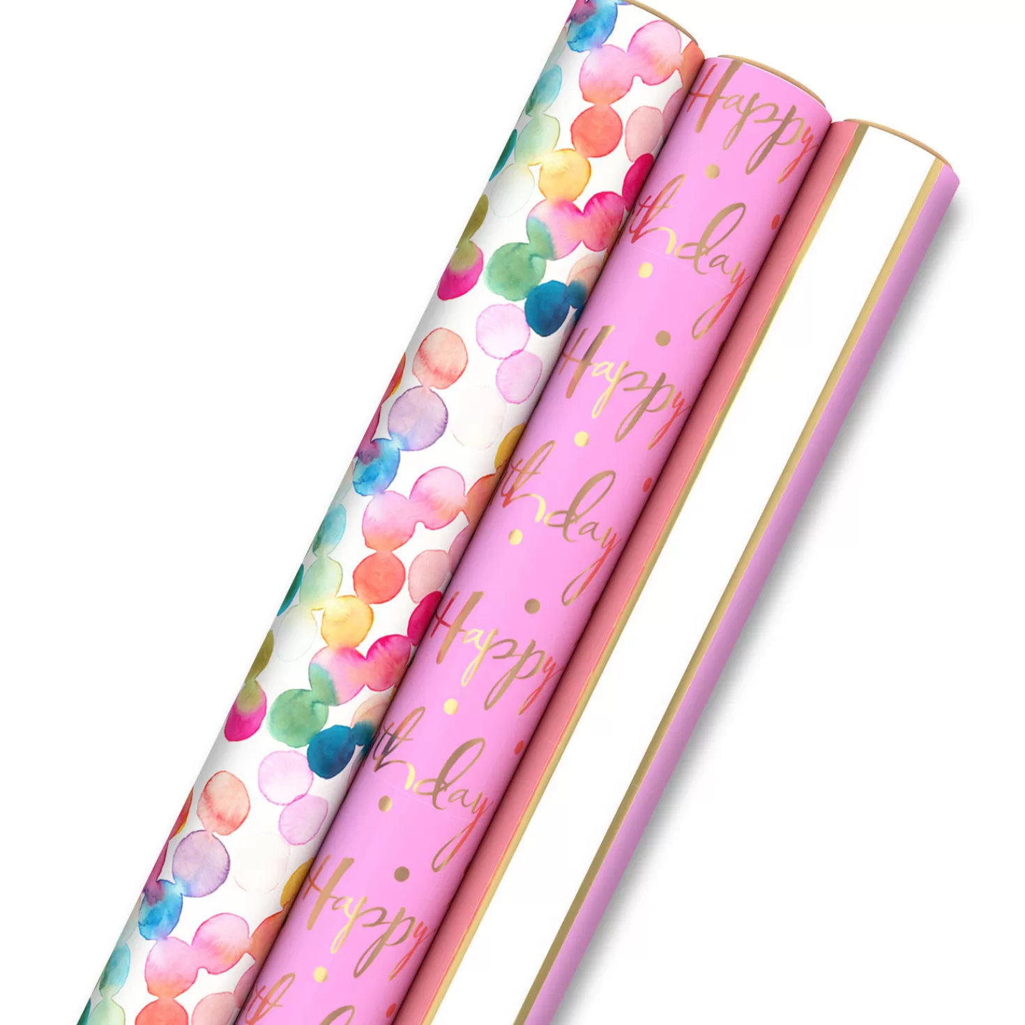 Birthday>Hallmark Simply Pretty Wrapping Paper Collection